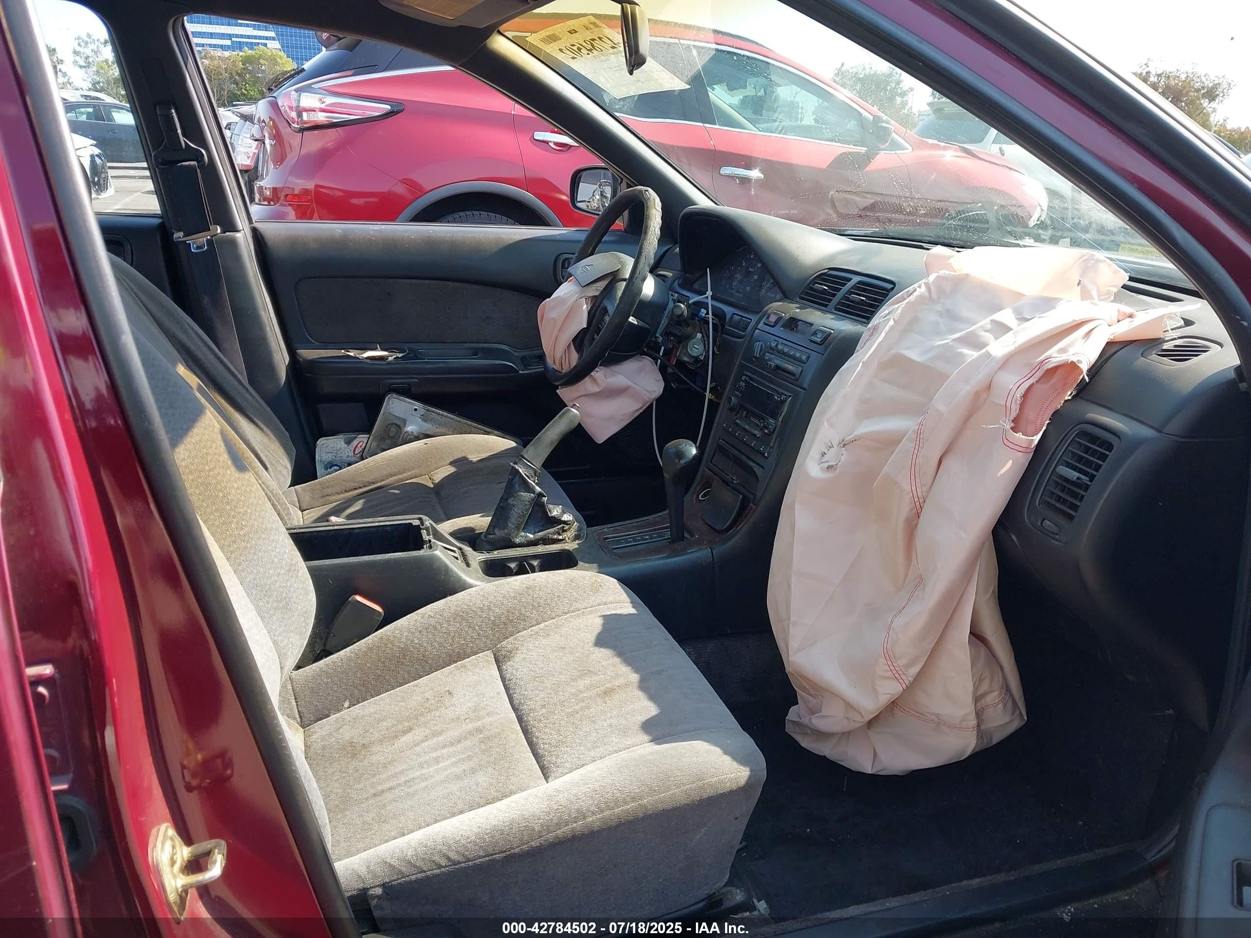 1995 Nissan Maxima Gle/gxe/se Красный vin: JN1CA21D2ST646166