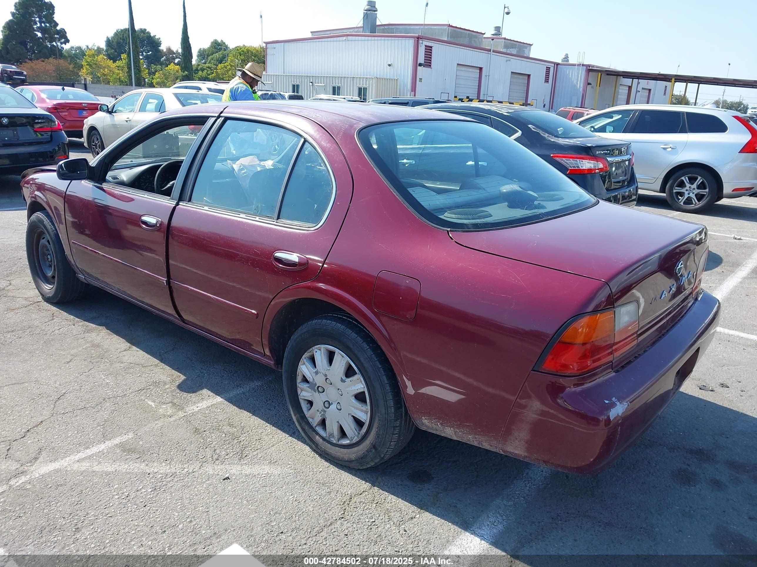 1995 Nissan Maxima Gle/gxe/se Красный vin: JN1CA21D2ST646166