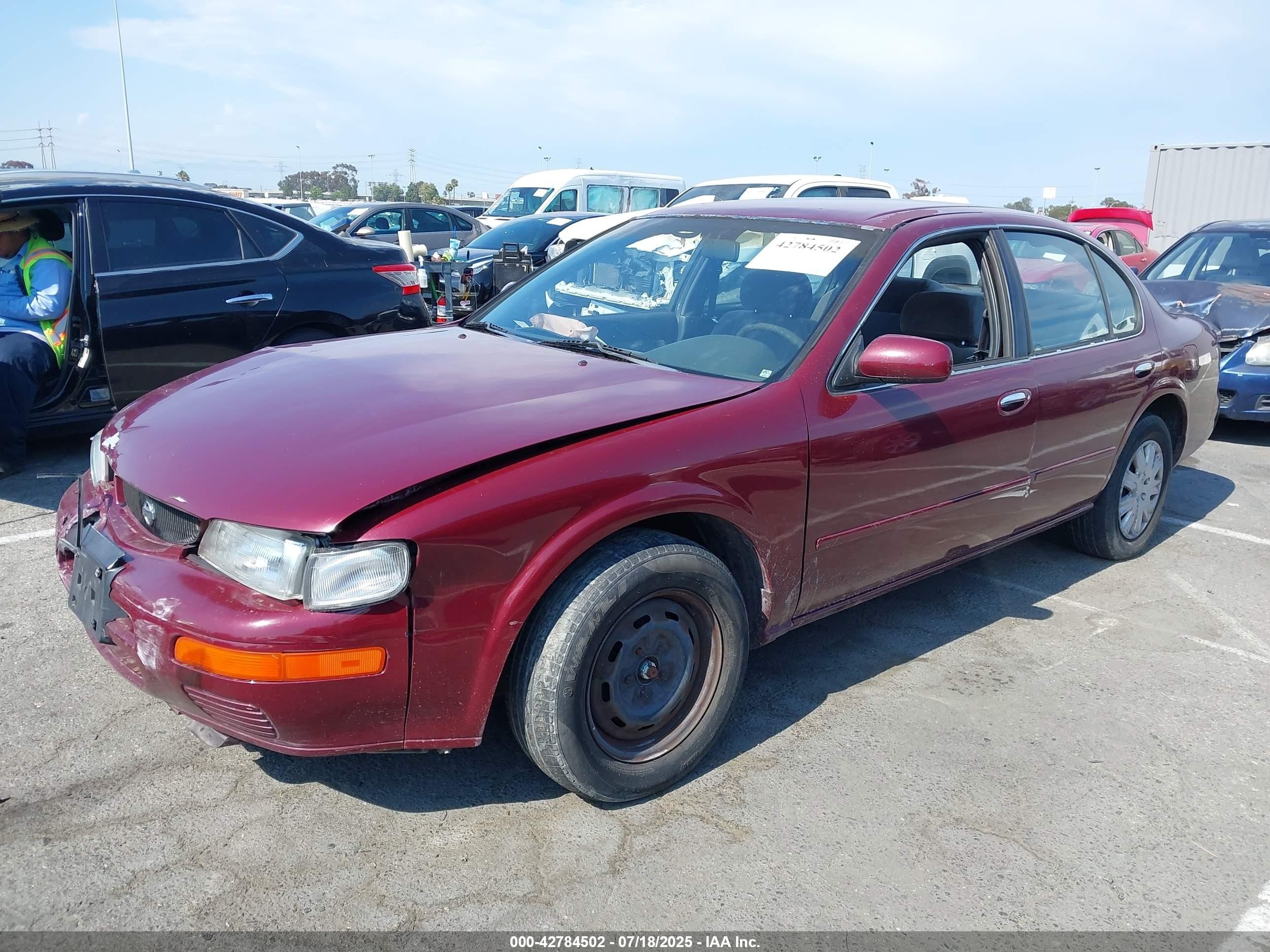 1995 Nissan Maxima Gle/gxe/se Красный vin: JN1CA21D2ST646166