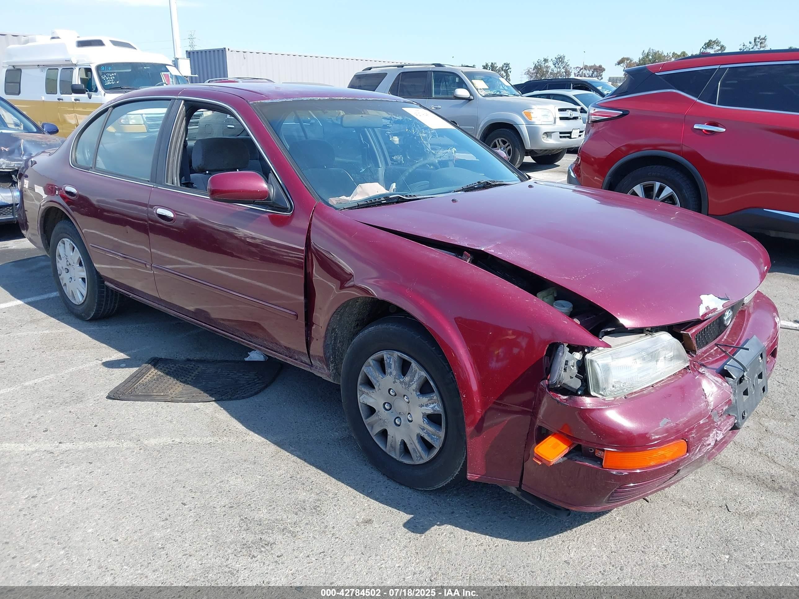 1995 Nissan Maxima Gle/gxe/se Красный vin: JN1CA21D2ST646166