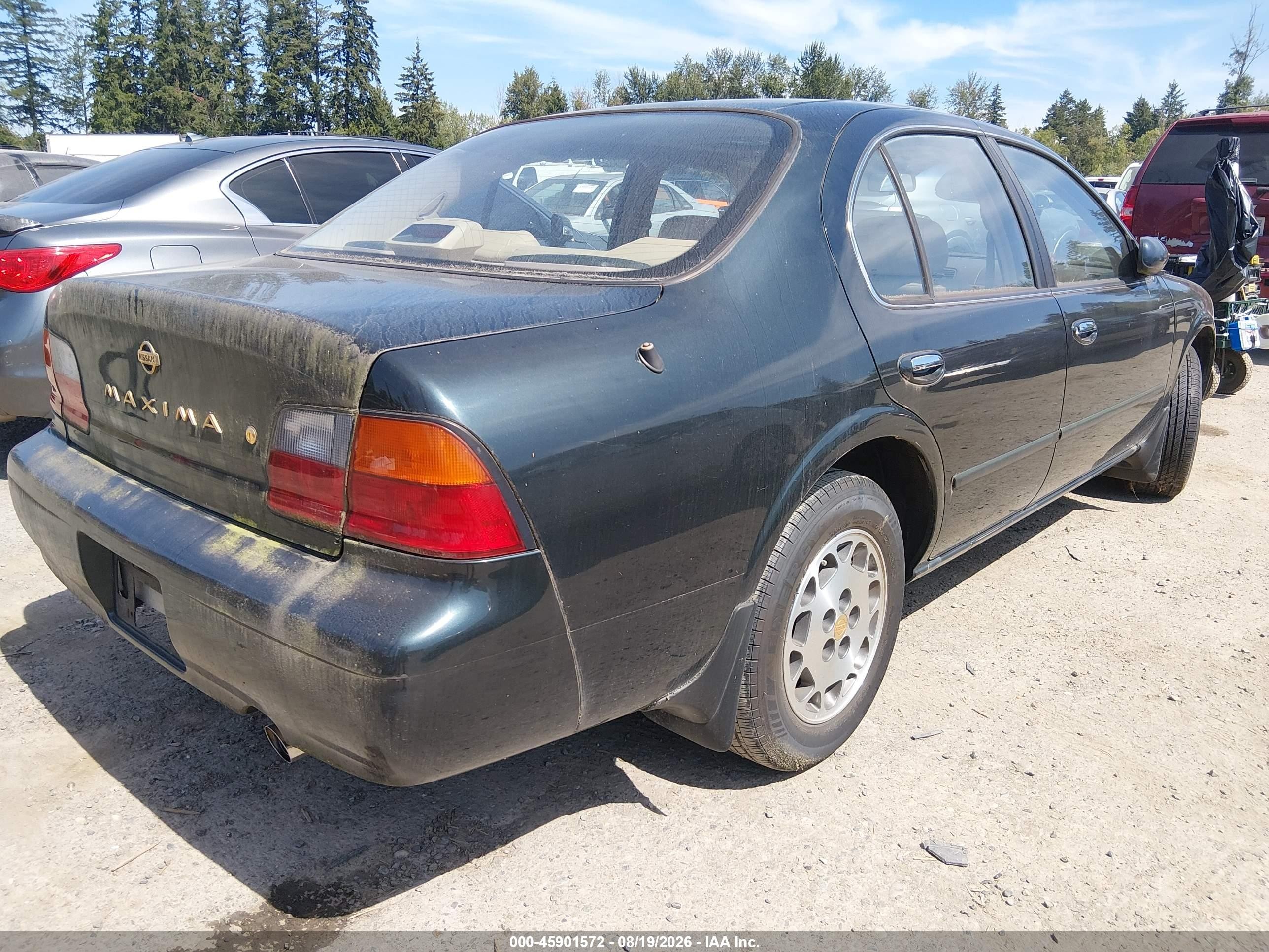 1995 Nissan Maxima Gle/gxe/se Green vin: JN1CA21D2ST648287