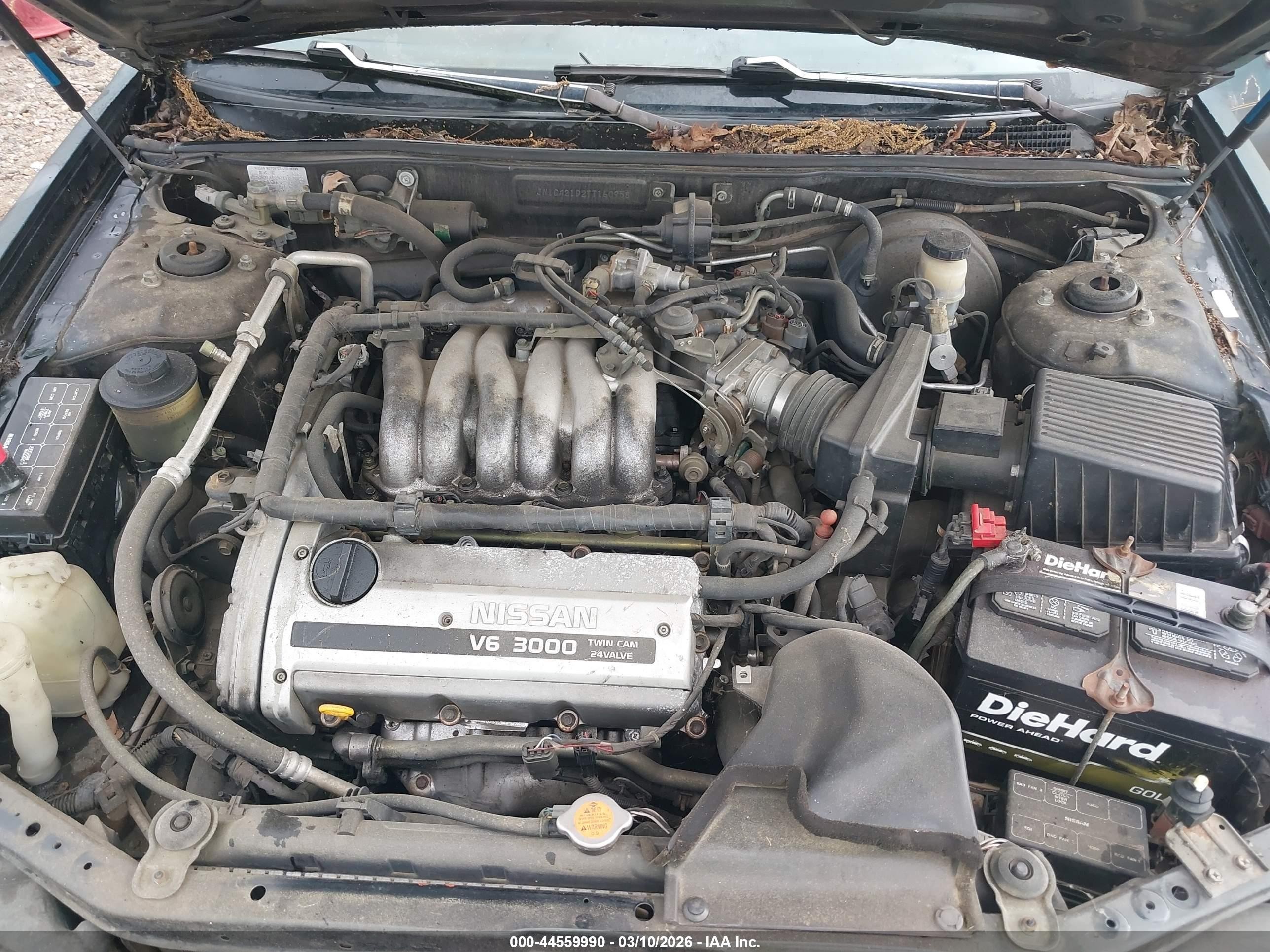 1996 Nissan Maxima Gle/gxe/se Green vin: JN1CA21D2TT160958