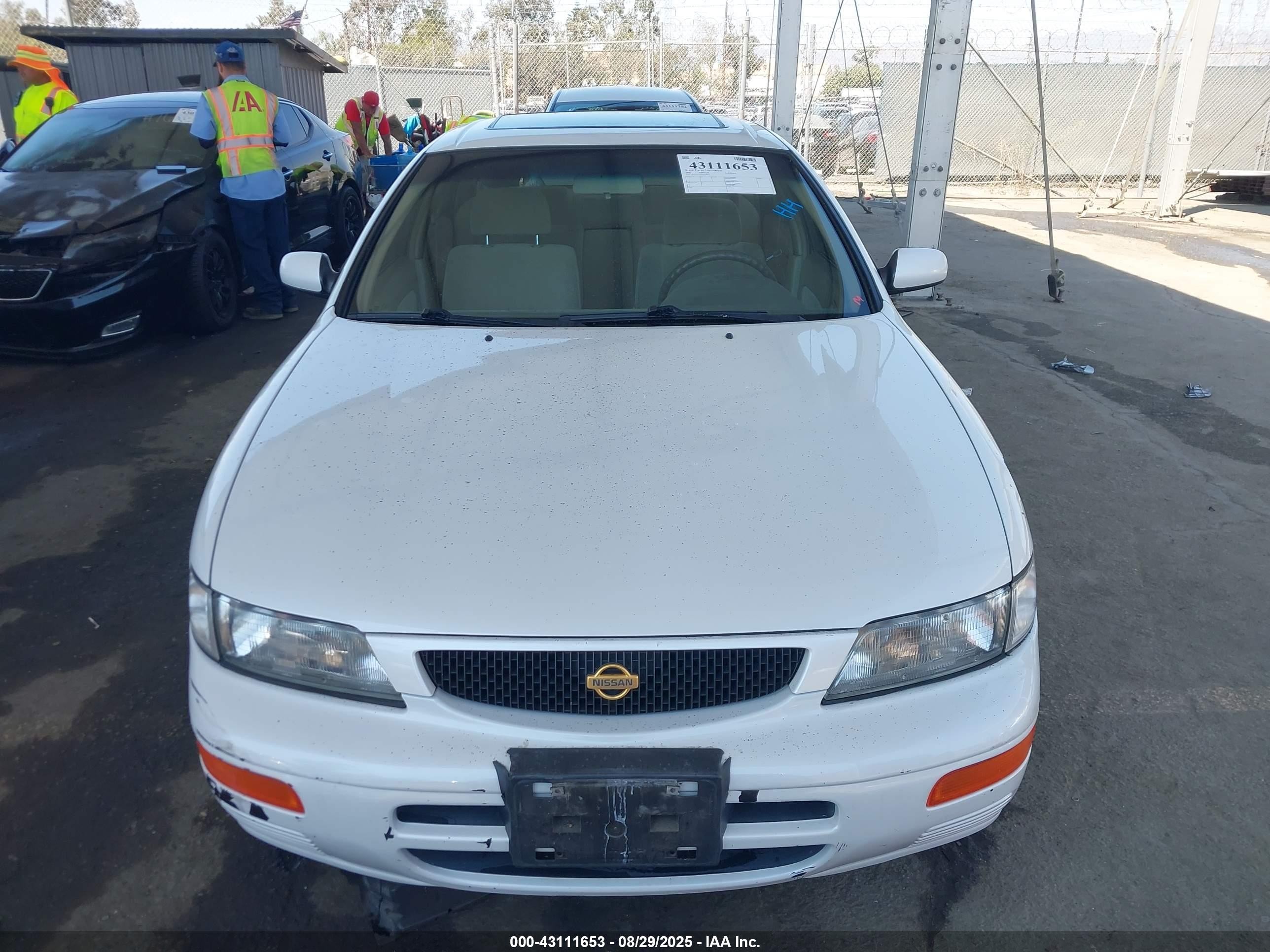 1995 Nissan Maxima Gle/gxe/se Белый vin: JN1CA21D3ST038818