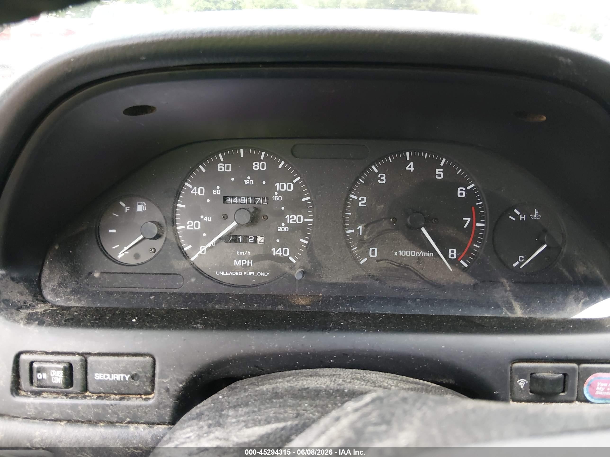 1997 Nissan Maxima Gle/gxe/se Gold vin: JN1CA21D3VM522969