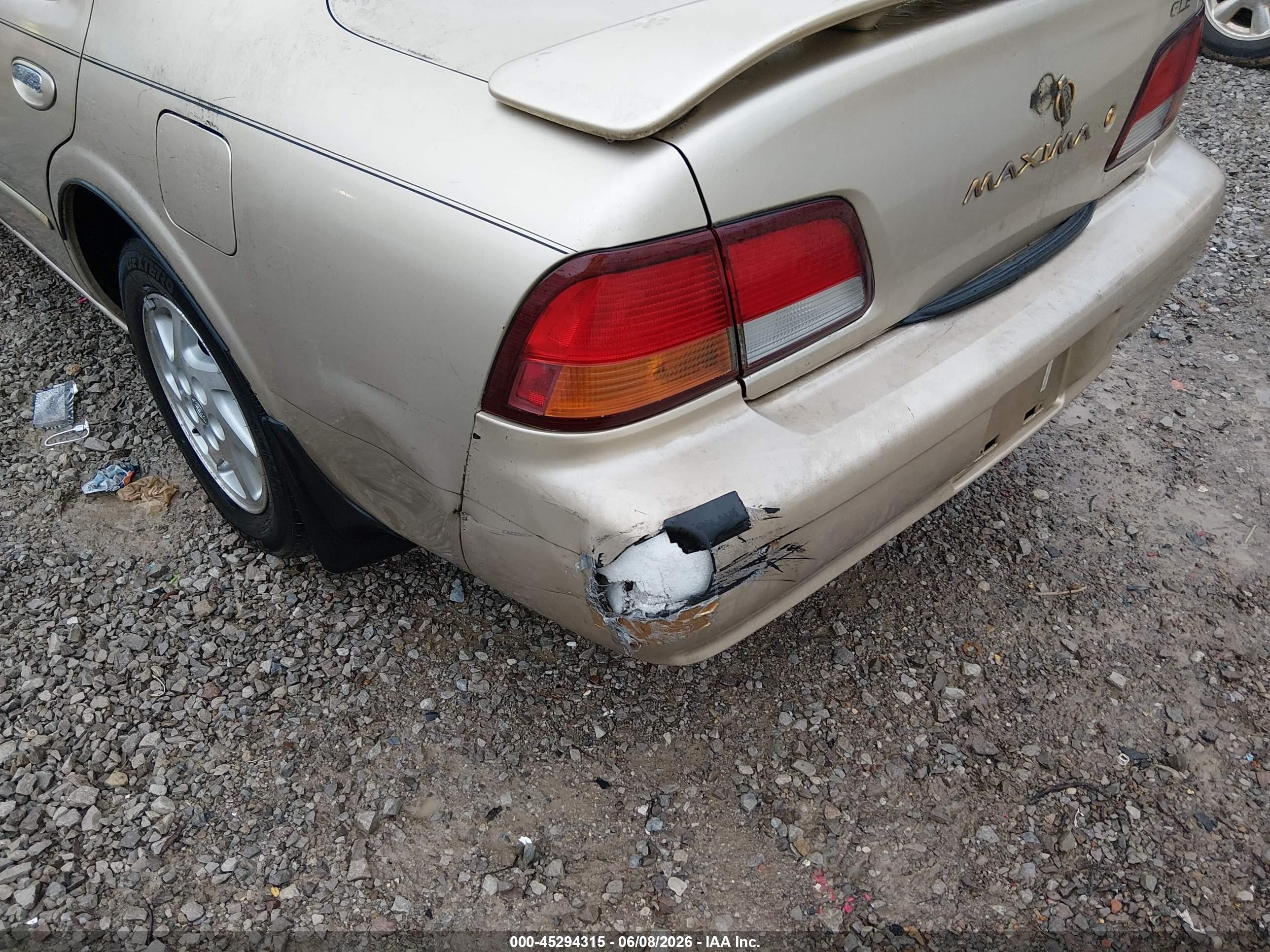 1997 Nissan Maxima Gle/gxe/se Gold vin: JN1CA21D3VM522969