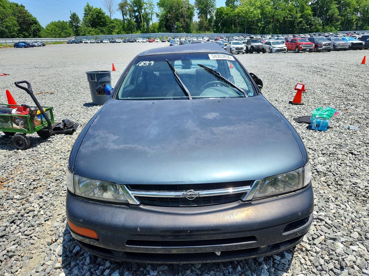 1997 Niss Maxima Бирюзовый vin: JN1CA21D3VT811839