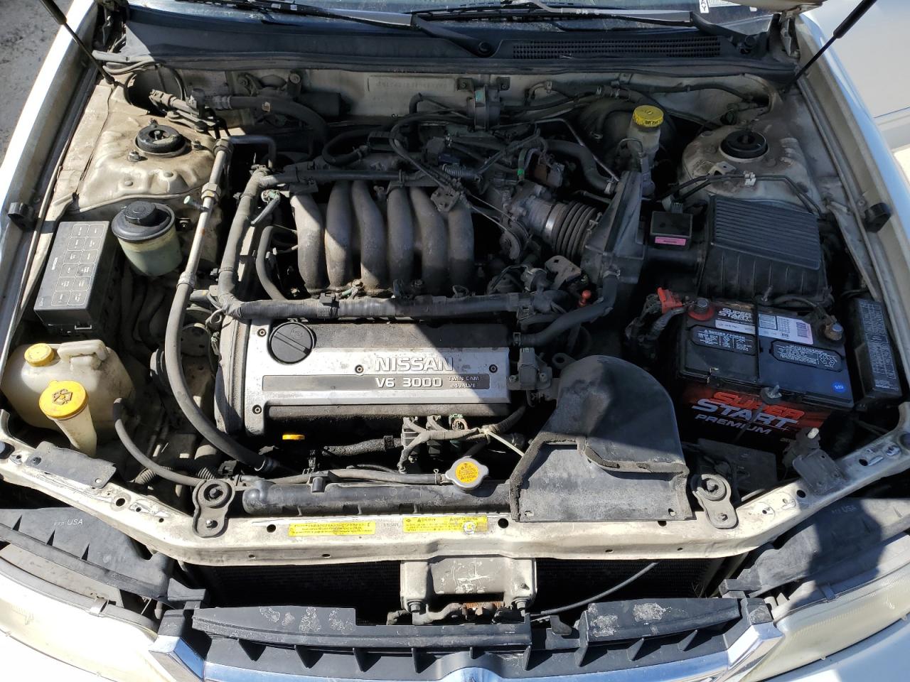 1999 Nissan Maxima Gle White vin: JN1CA21D3XM413480