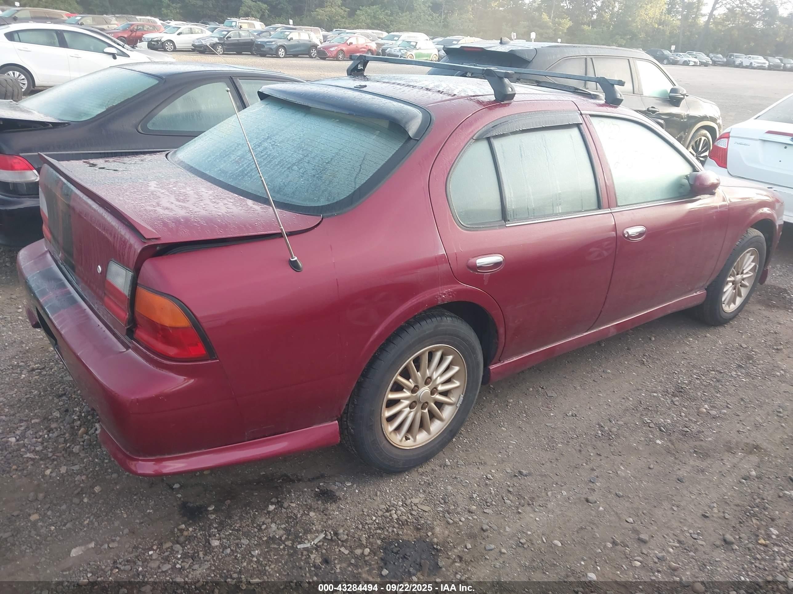 1995 Nissan Maxima Gle/gxe/se Красный vin: JN1CA21D4ST022577