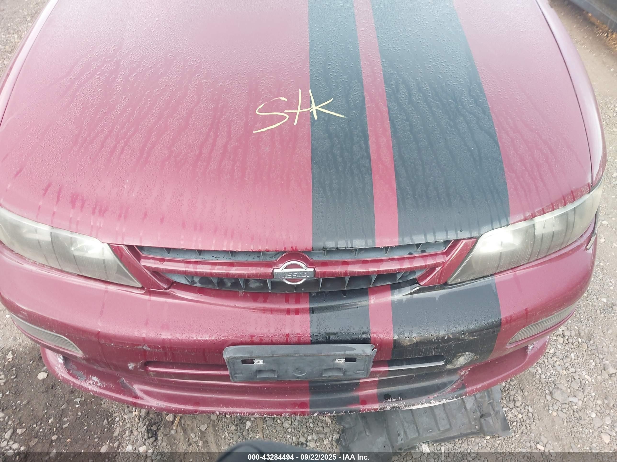 1995 Nissan Maxima Gle/gxe/se Красный vin: JN1CA21D4ST022577