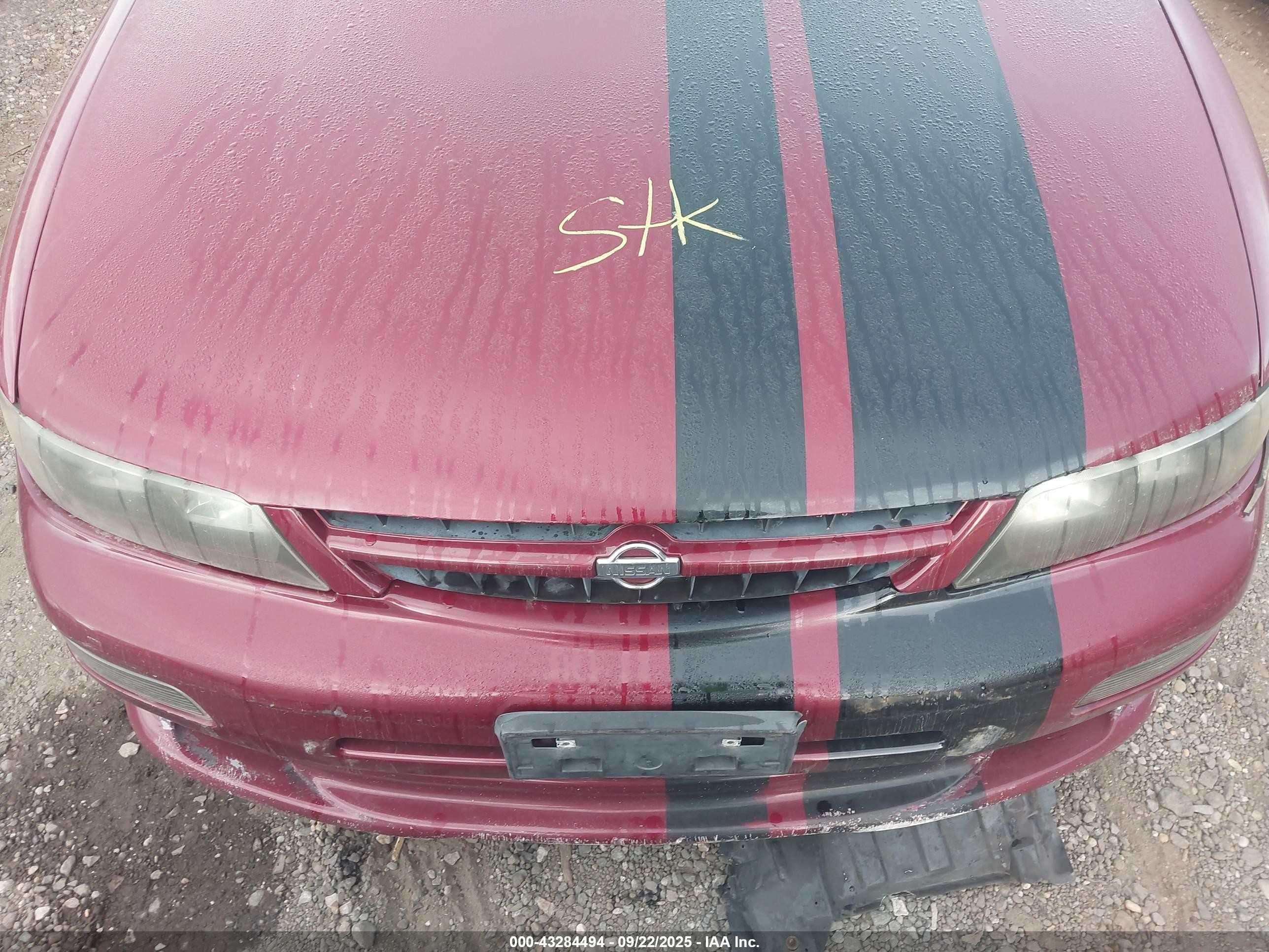 1995 Nissan Maxima Gle/gxe/se Красный vin: JN1CA21D4ST022577
