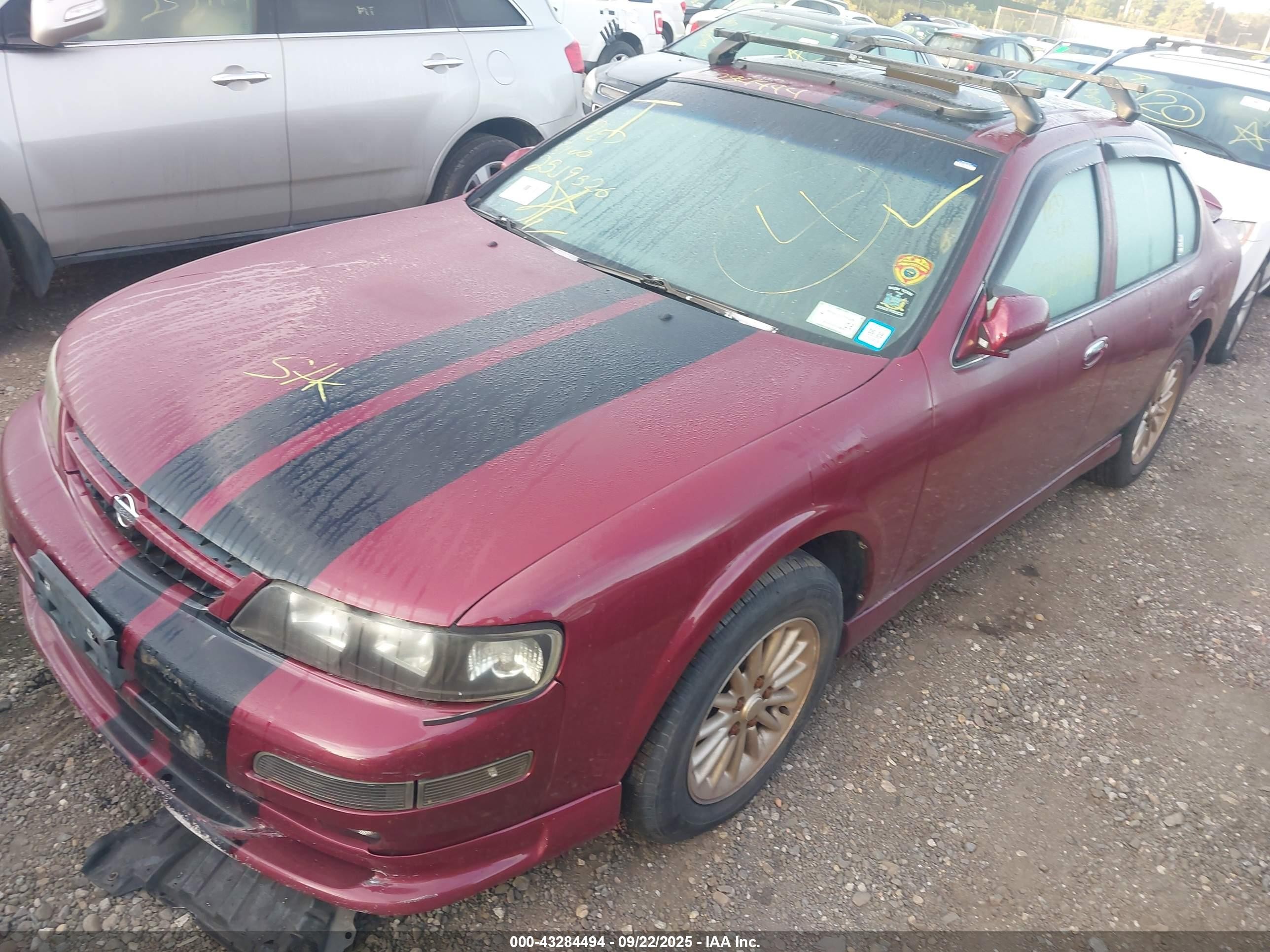 1995 Nissan Maxima Gle/gxe/se Красный vin: JN1CA21D4ST022577