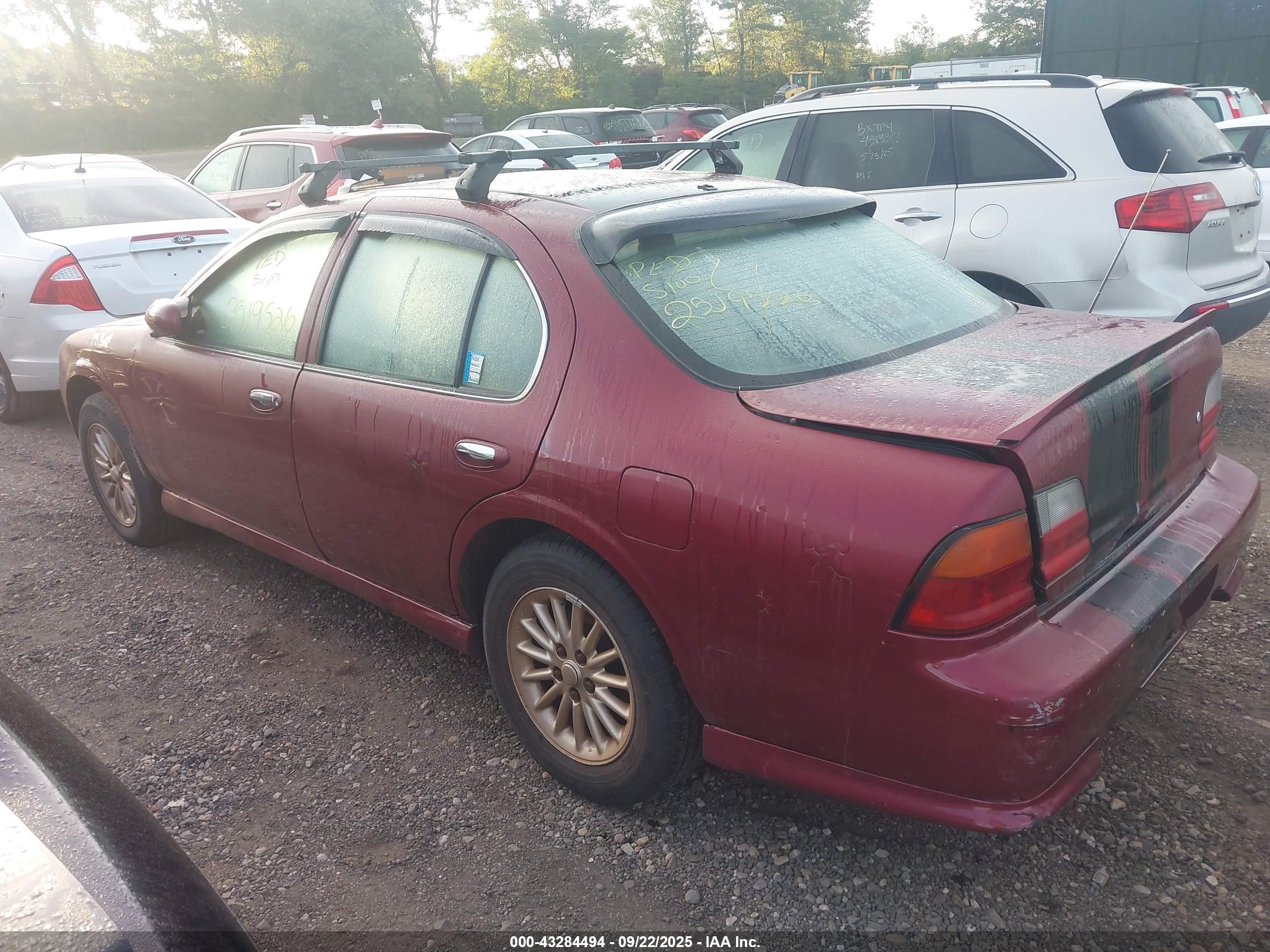 1995 Nissan Maxima Gle/gxe/se Красный vin: JN1CA21D4ST022577