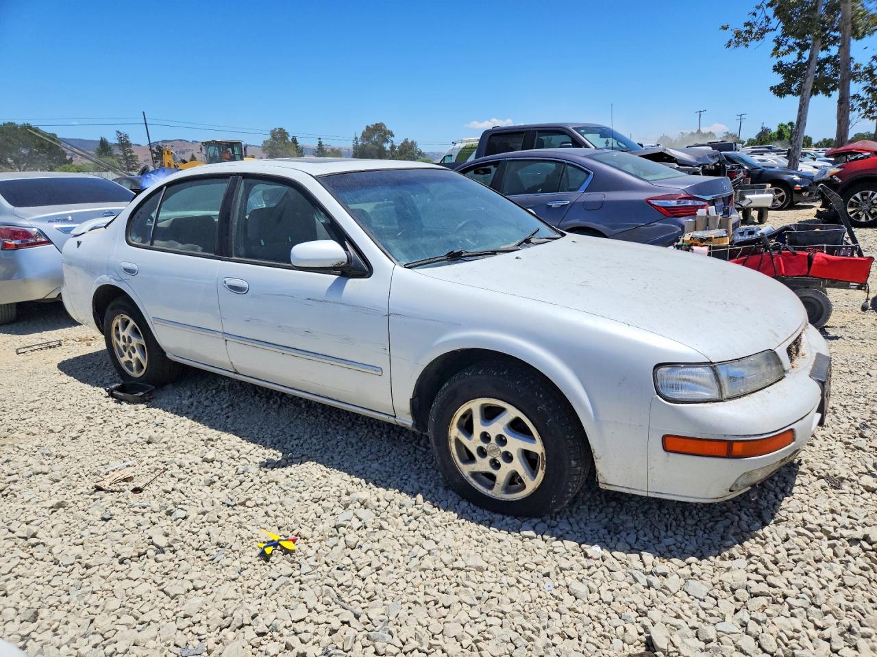 1995 Nissan Maxima Gxe White vin: JN1CA21D4ST069236