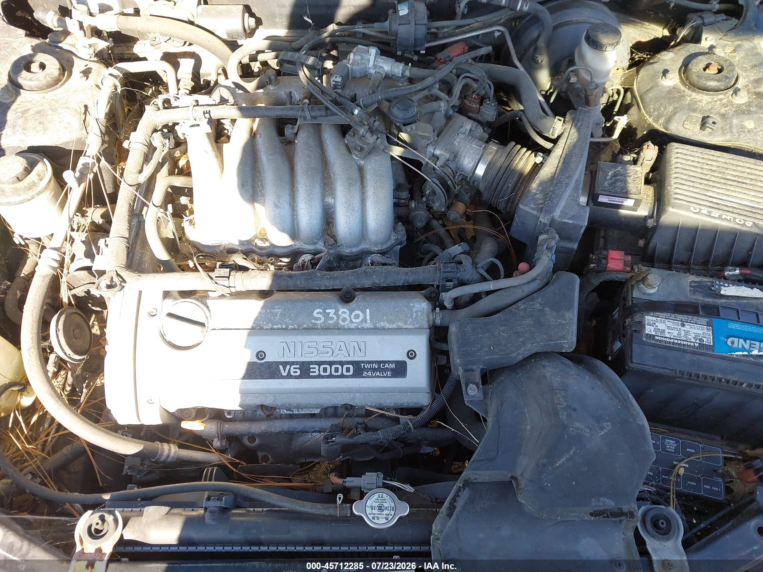 1995 Nissan Maxima Gle/gxe/se Dark Blue vin: JN1CA21D4ST085436