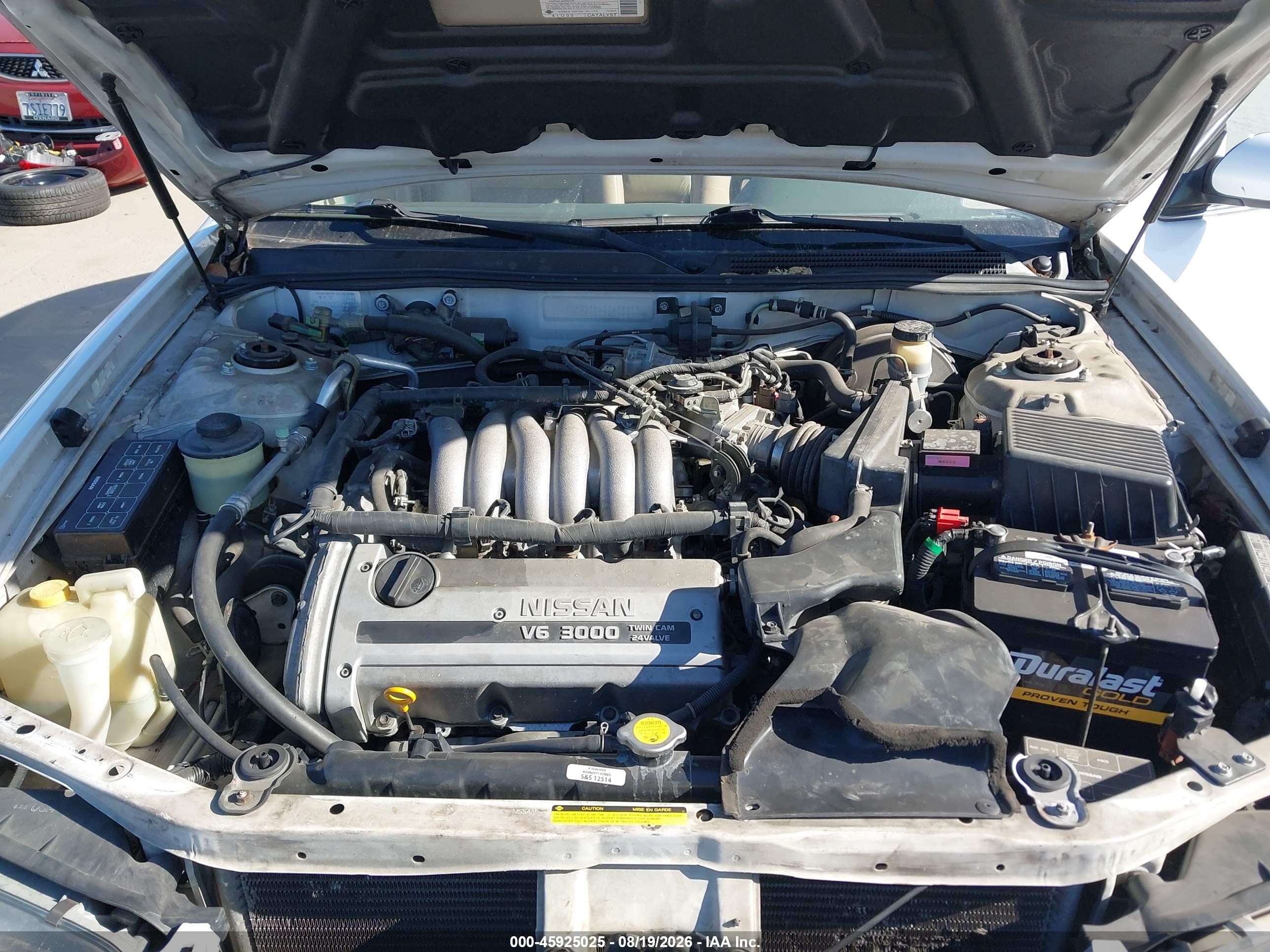 1995 Nissan Maxima Gle/gxe/se White vin: JN1CA21D4ST614271