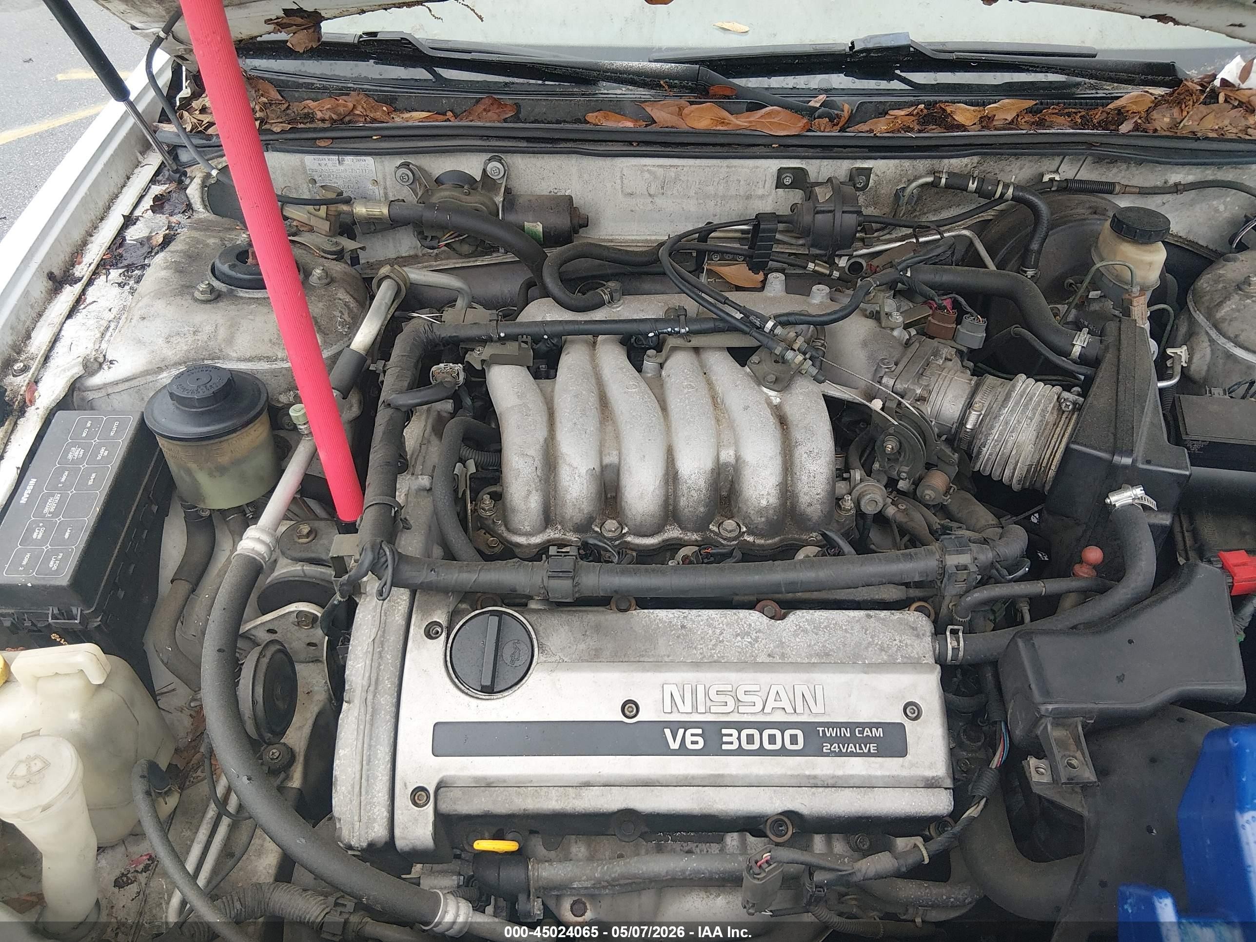 1995 Nissan Maxima Gle/gxe/se Белый vin: JN1CA21D4ST637730