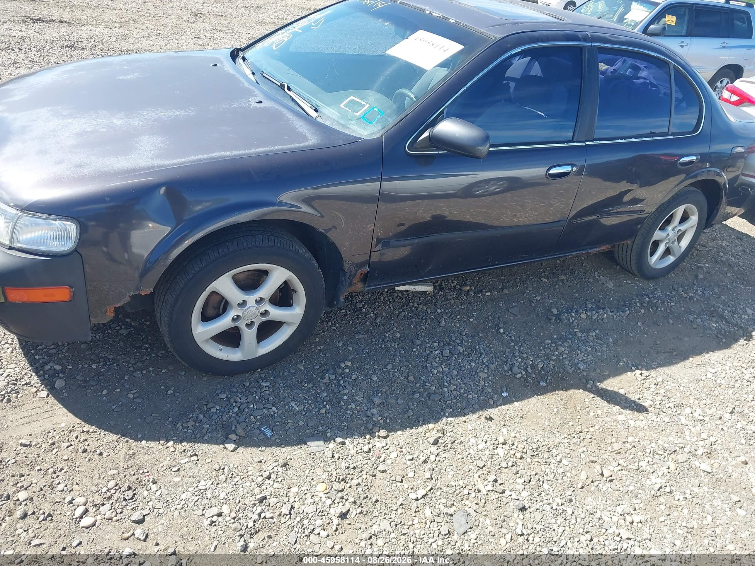 1996 Nissan Maxima Gle/gxe/se Black vin: JN1CA21D4TT709320