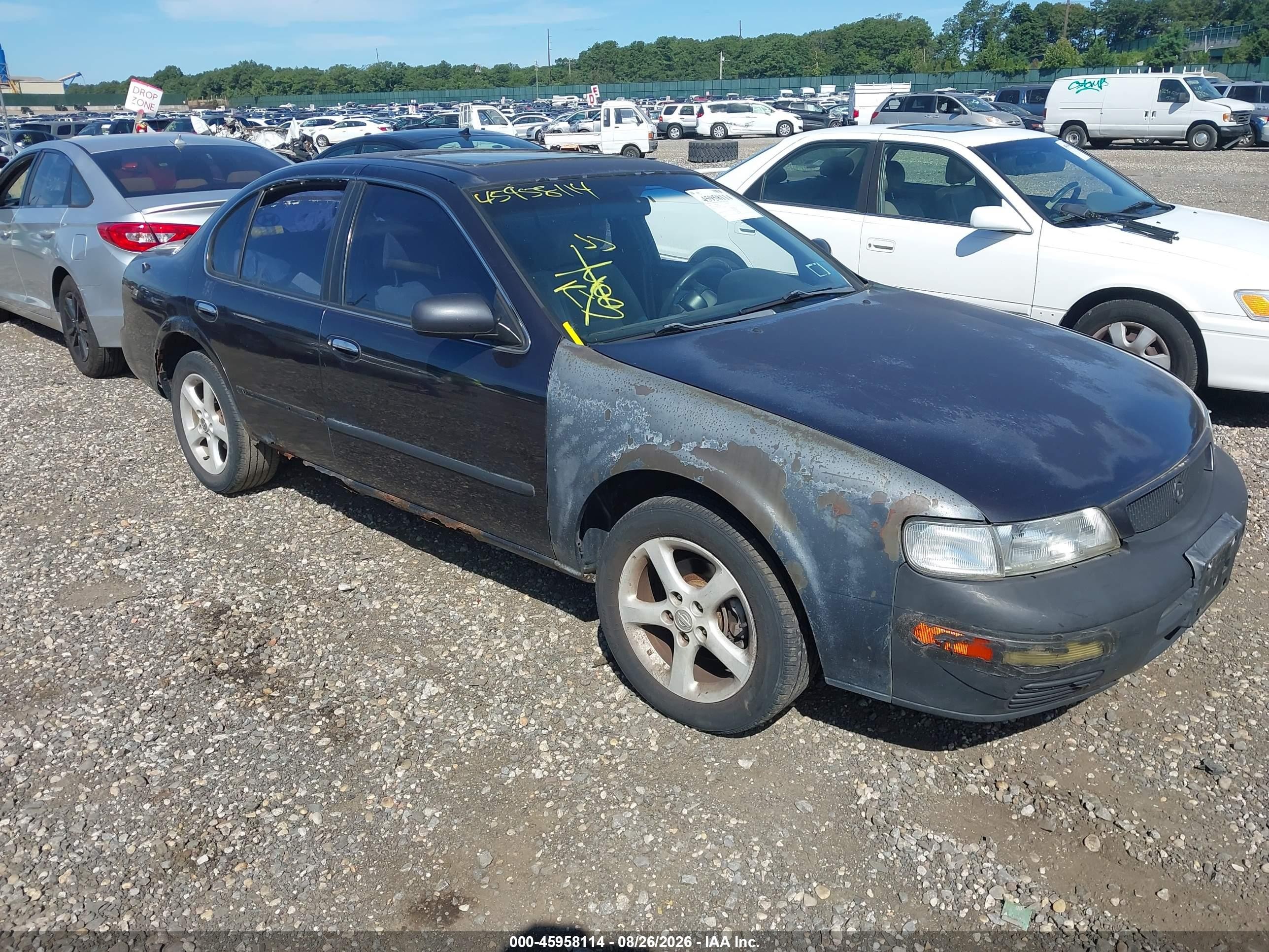 1996 Nissan Maxima Gle/gxe/se Black vin: JN1CA21D4TT709320