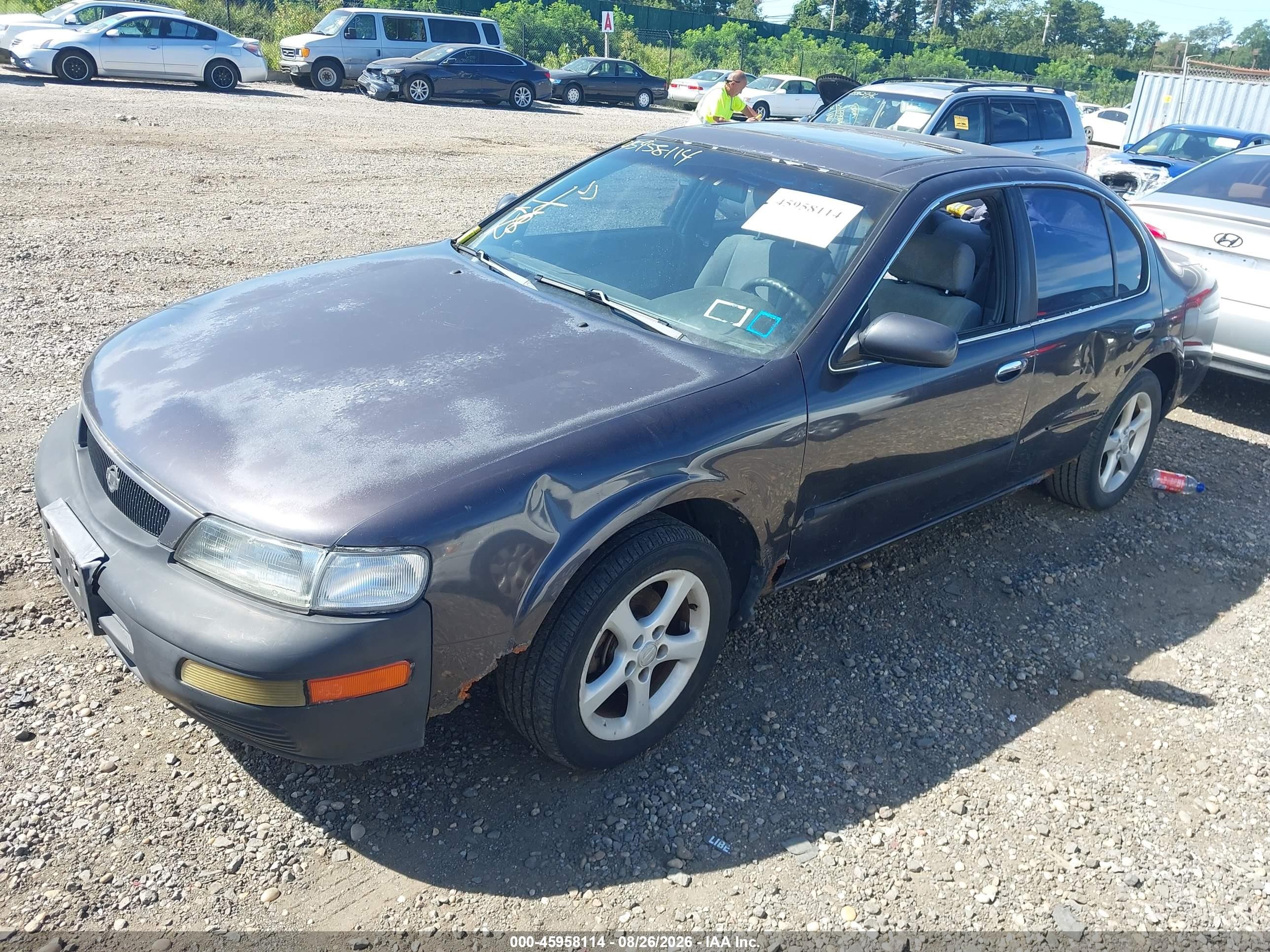 1996 Nissan Maxima Gle/gxe/se Black vin: JN1CA21D4TT709320