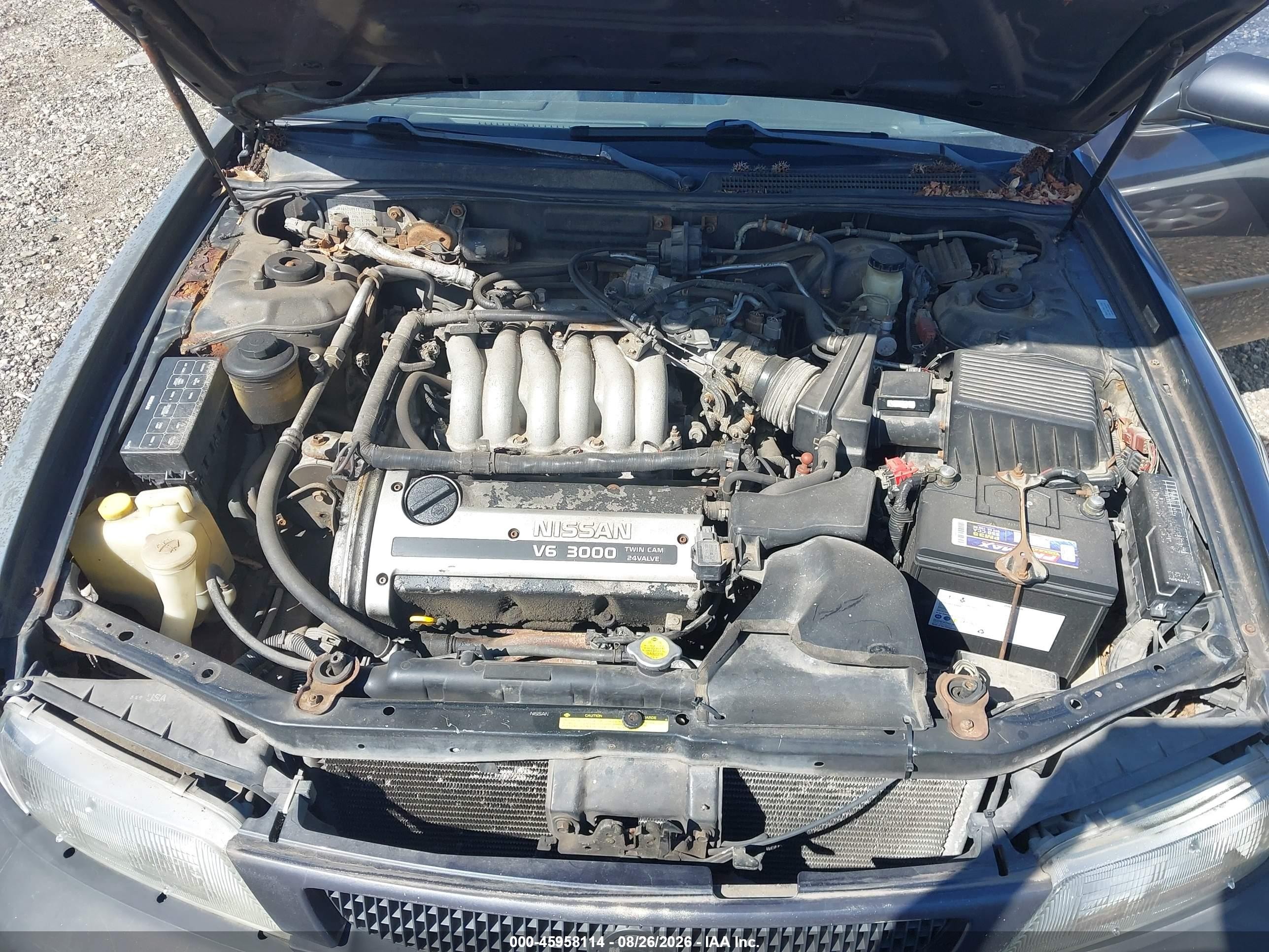 1996 Nissan Maxima Gle/gxe/se Black vin: JN1CA21D4TT709320