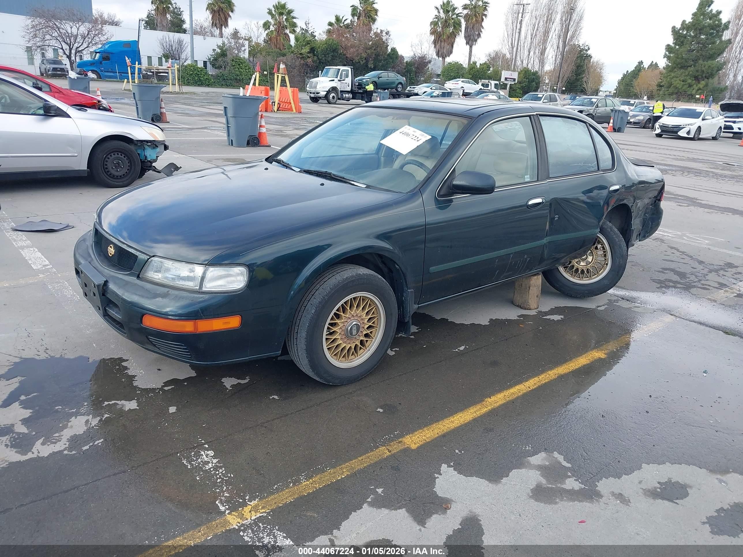 1995 Nissan Maxima Gle/gxe/se Зеленый vin: JN1CA21D5ST064076