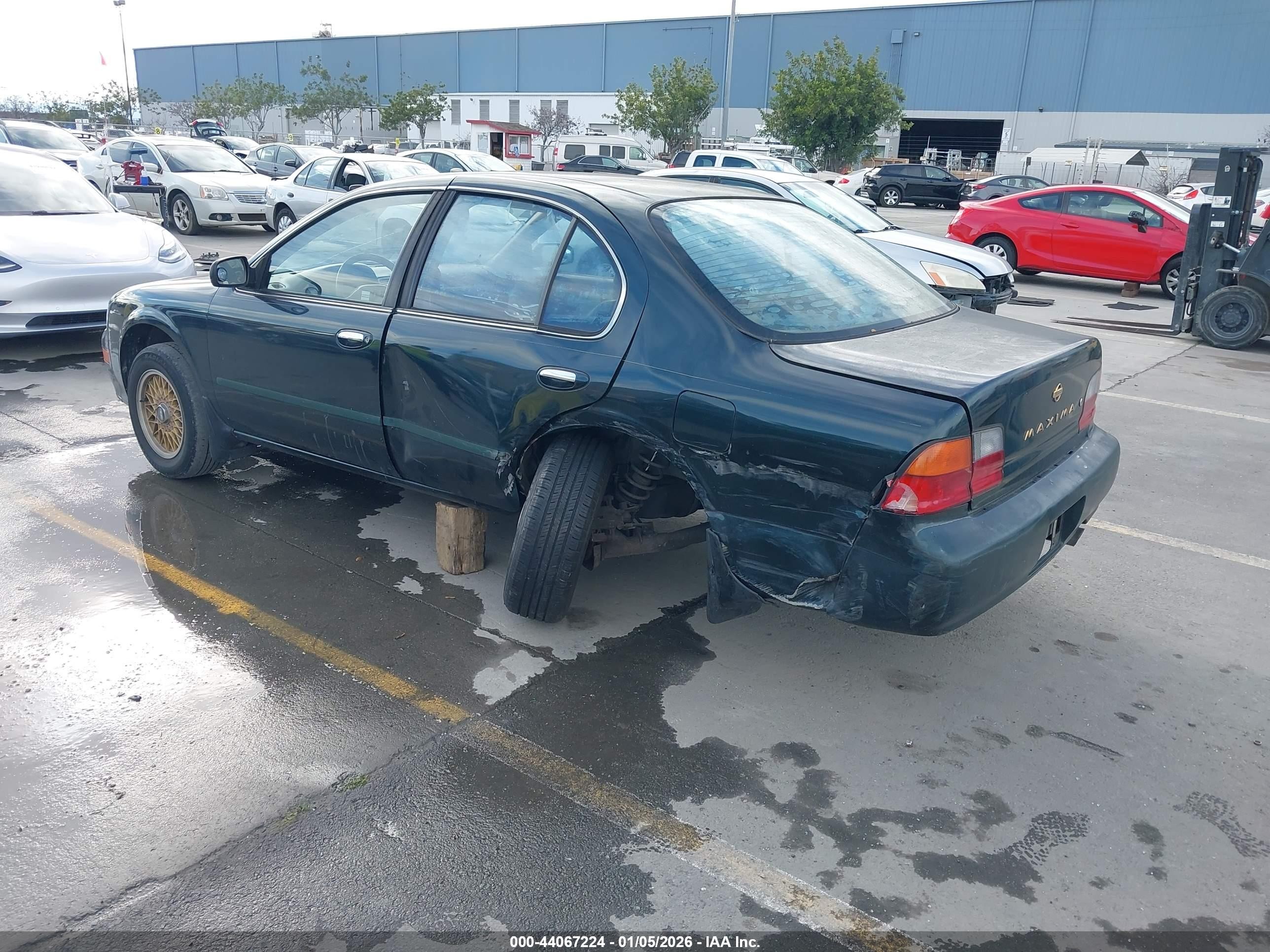 1995 Nissan Maxima Gle/gxe/se Зеленый vin: JN1CA21D5ST064076