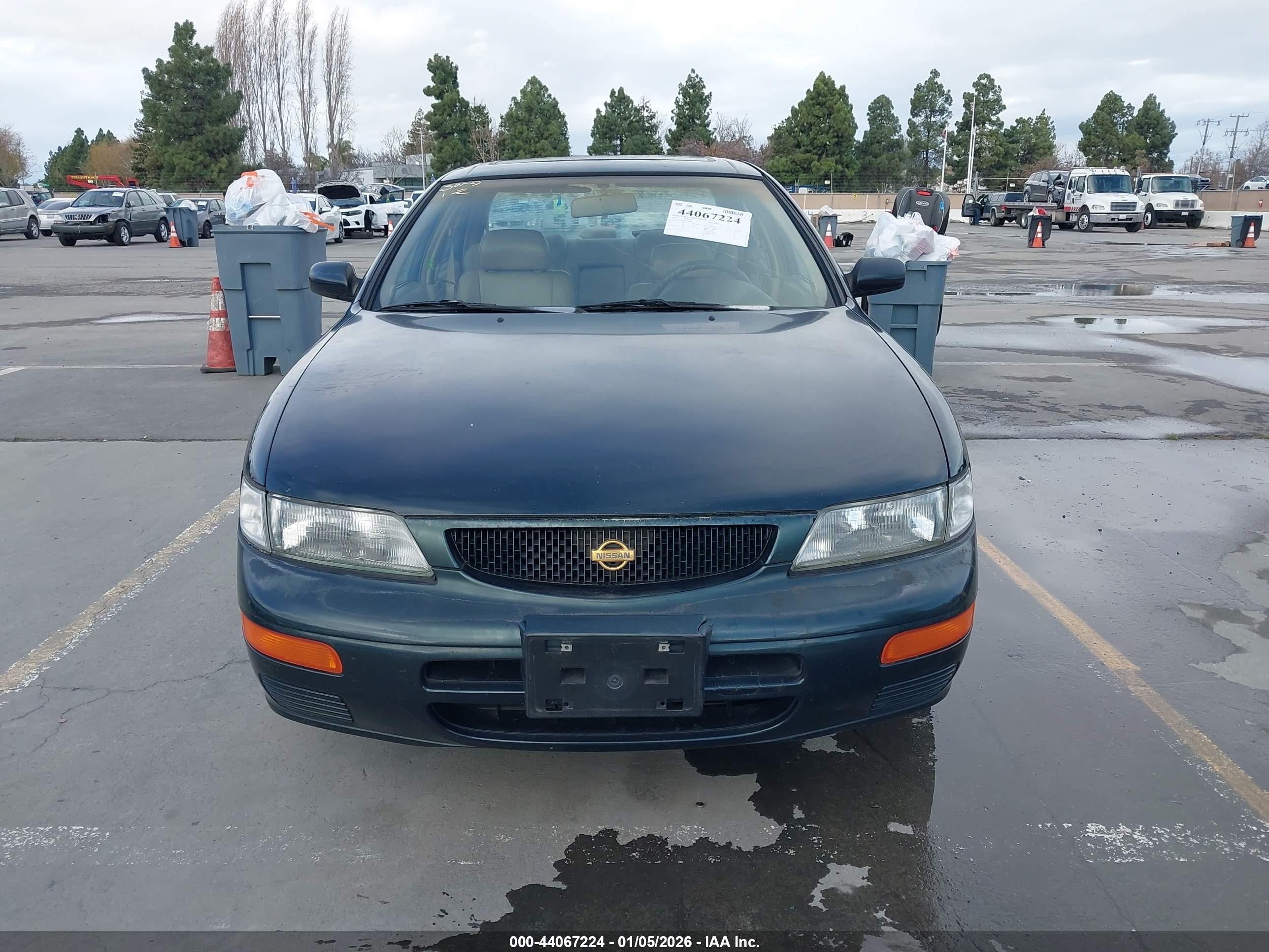 1995 Nissan Maxima Gle/gxe/se Зеленый vin: JN1CA21D5ST064076