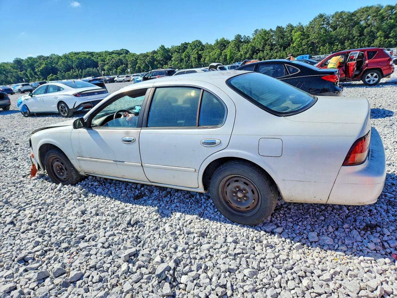 1997 Nissan Maxima Gxe Белый vin: JN1CA21D5VT215633