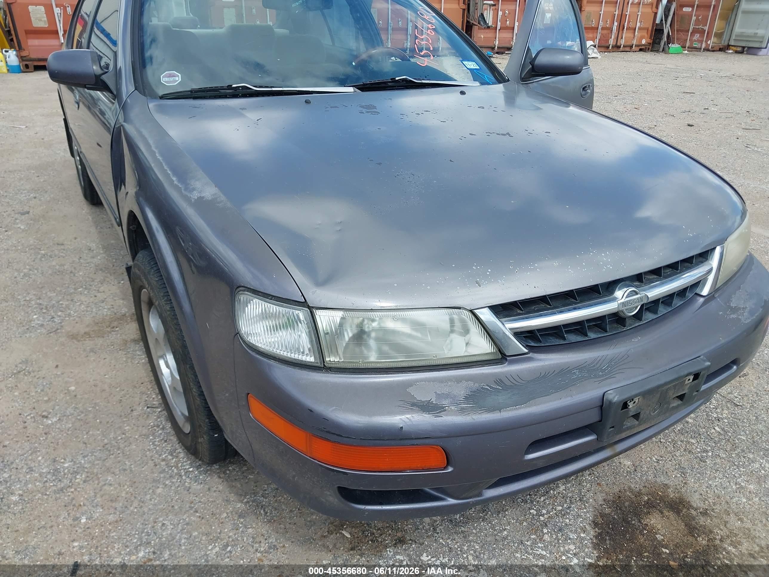 1997 Nissan Maxima Gle/gxe/se Gray vin: JN1CA21D5VT857530