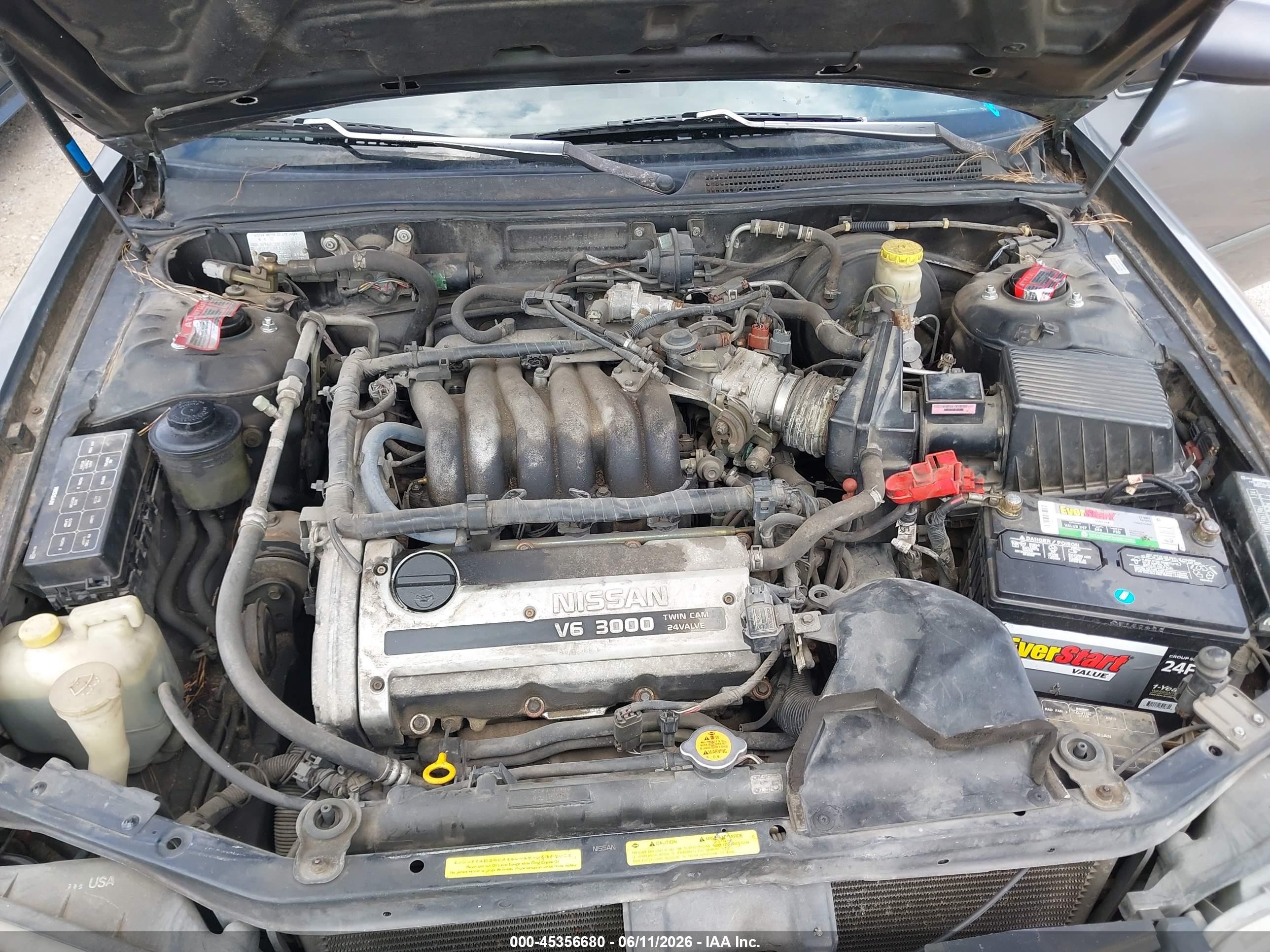 1997 Nissan Maxima Gle/gxe/se Gray vin: JN1CA21D5VT857530