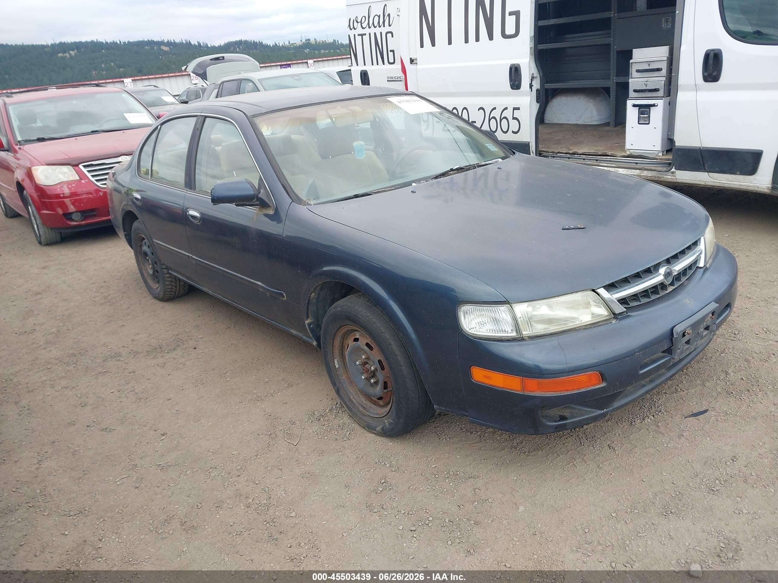 1998 Nissan Maxima Gle/gxe/se Blue vin: JN1CA21D5WT608971