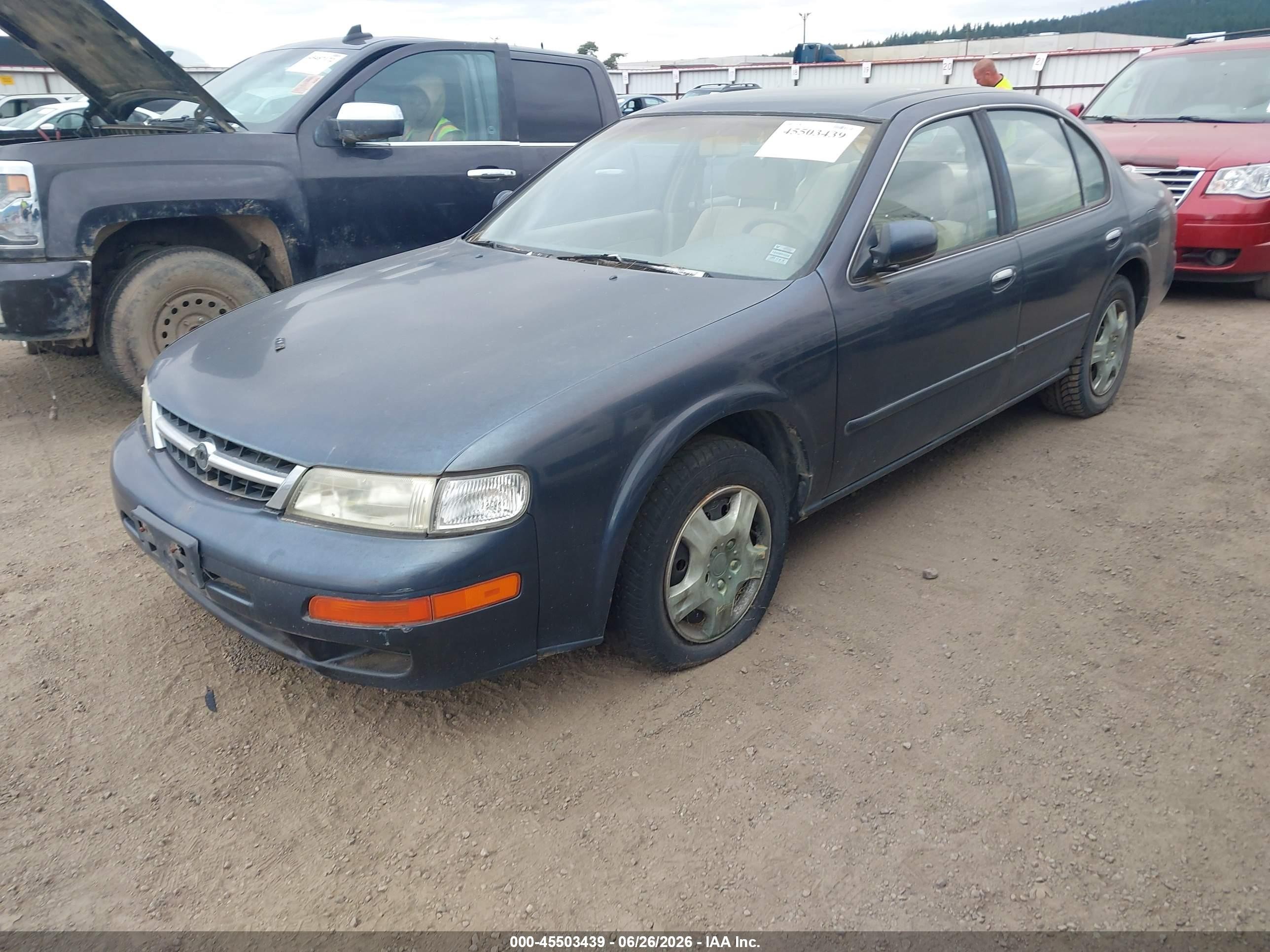 1998 Nissan Maxima Gle/gxe/se Blue vin: JN1CA21D5WT608971