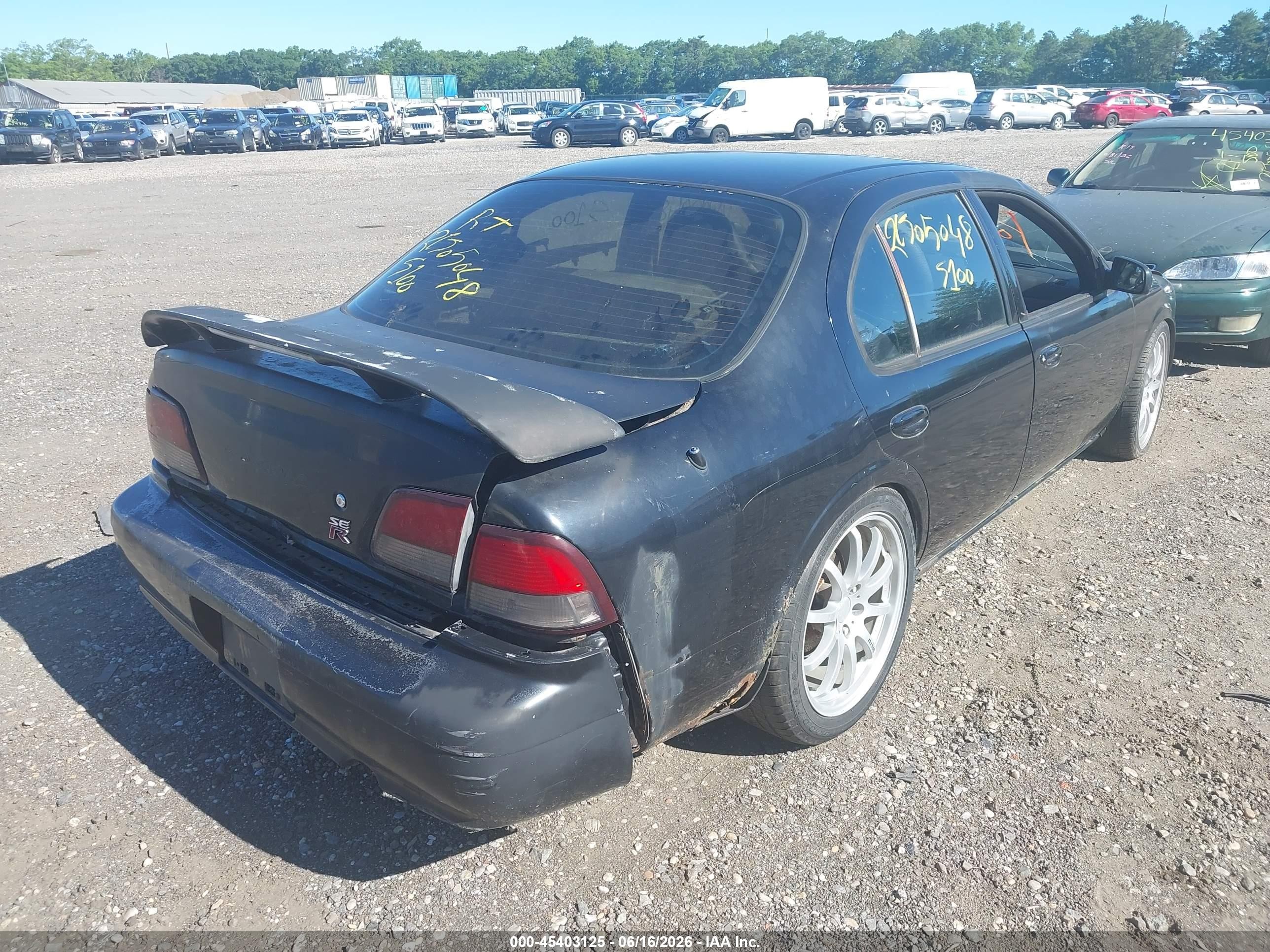 1997 Nissan Maxima Gle/gxe/se Black vin: JN1CA21D6VM533397