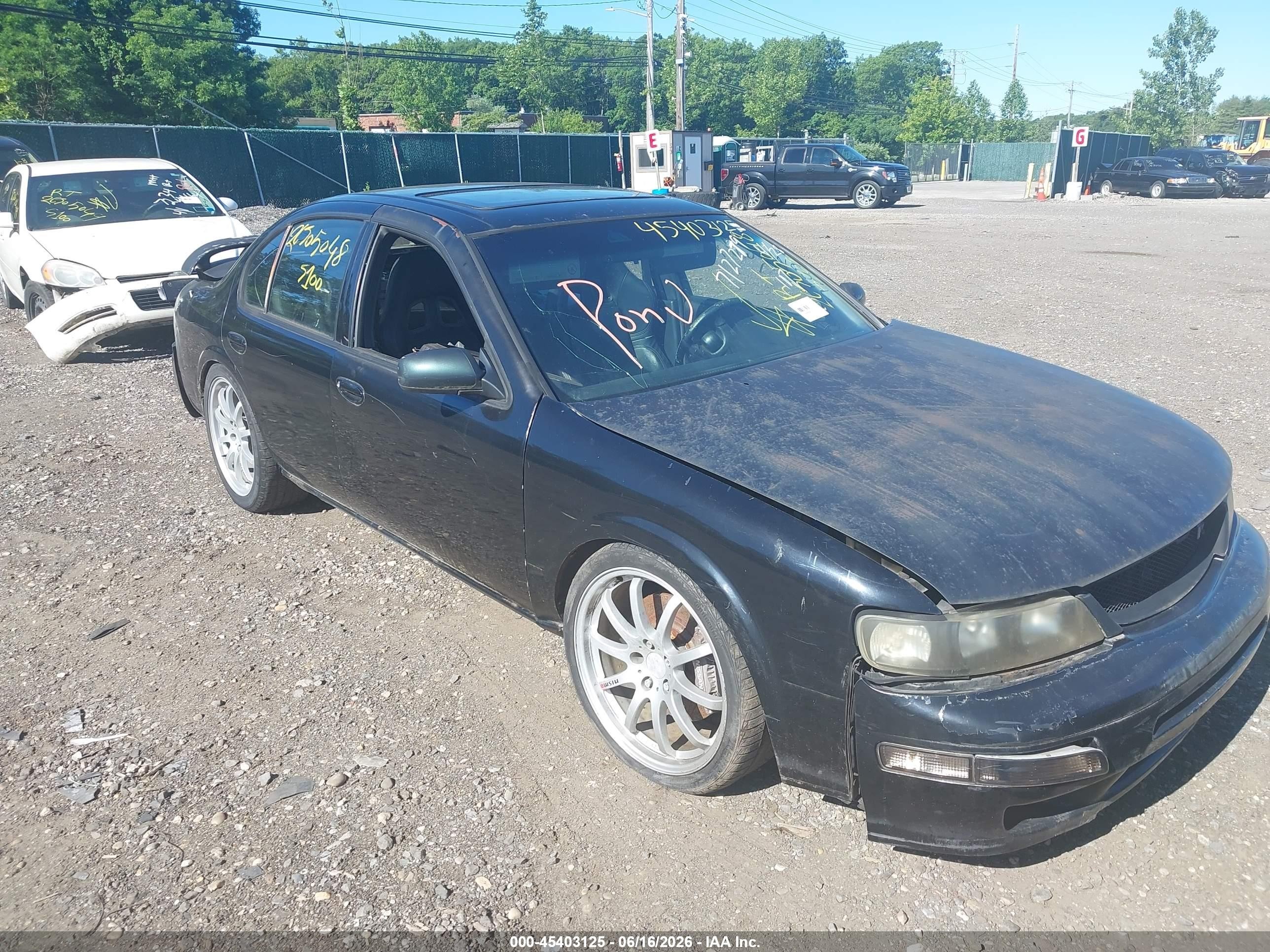 1997 Nissan Maxima Gle/gxe/se Black vin: JN1CA21D6VM533397
