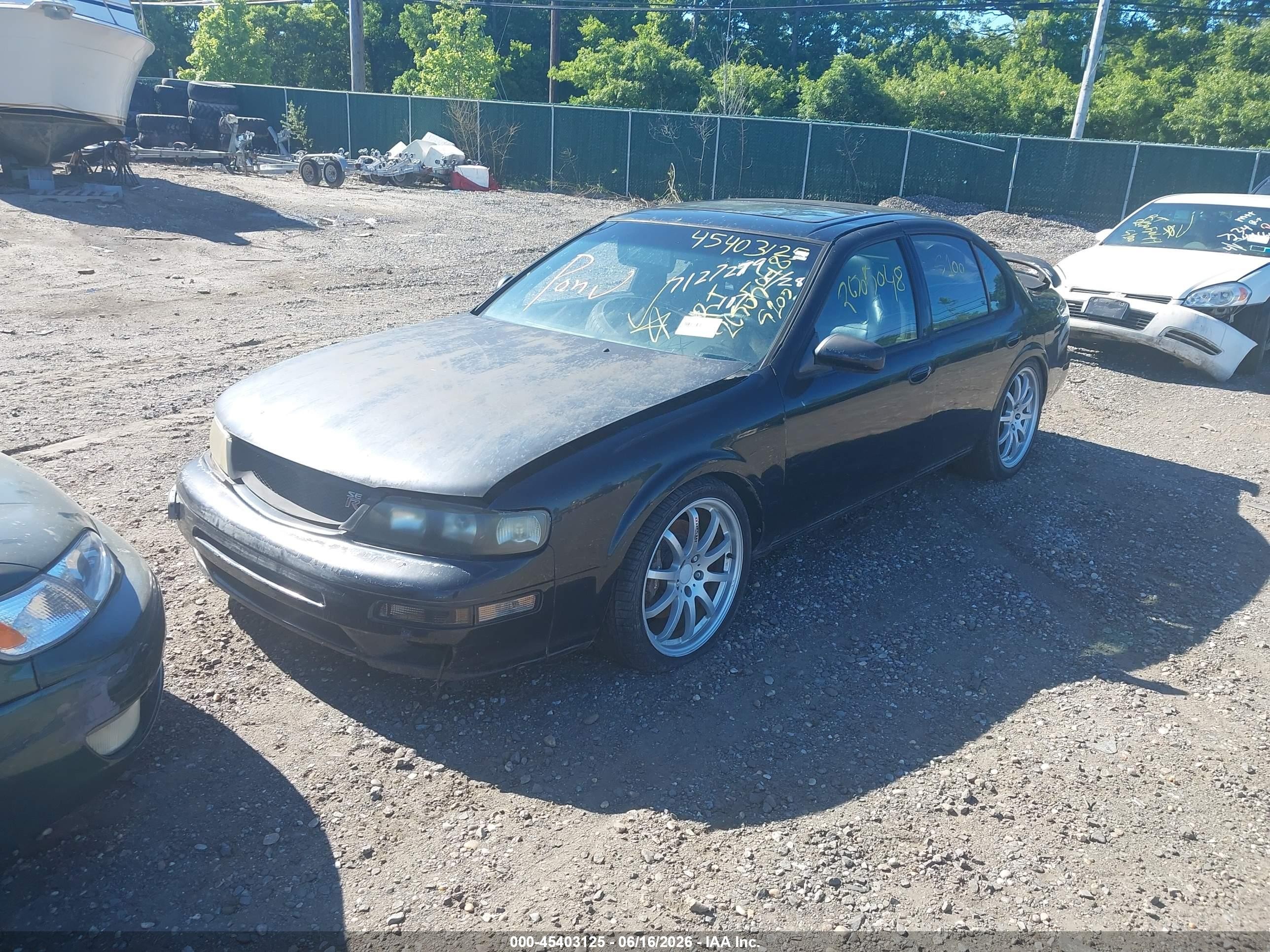 1997 Nissan Maxima Gle/gxe/se Black vin: JN1CA21D6VM533397