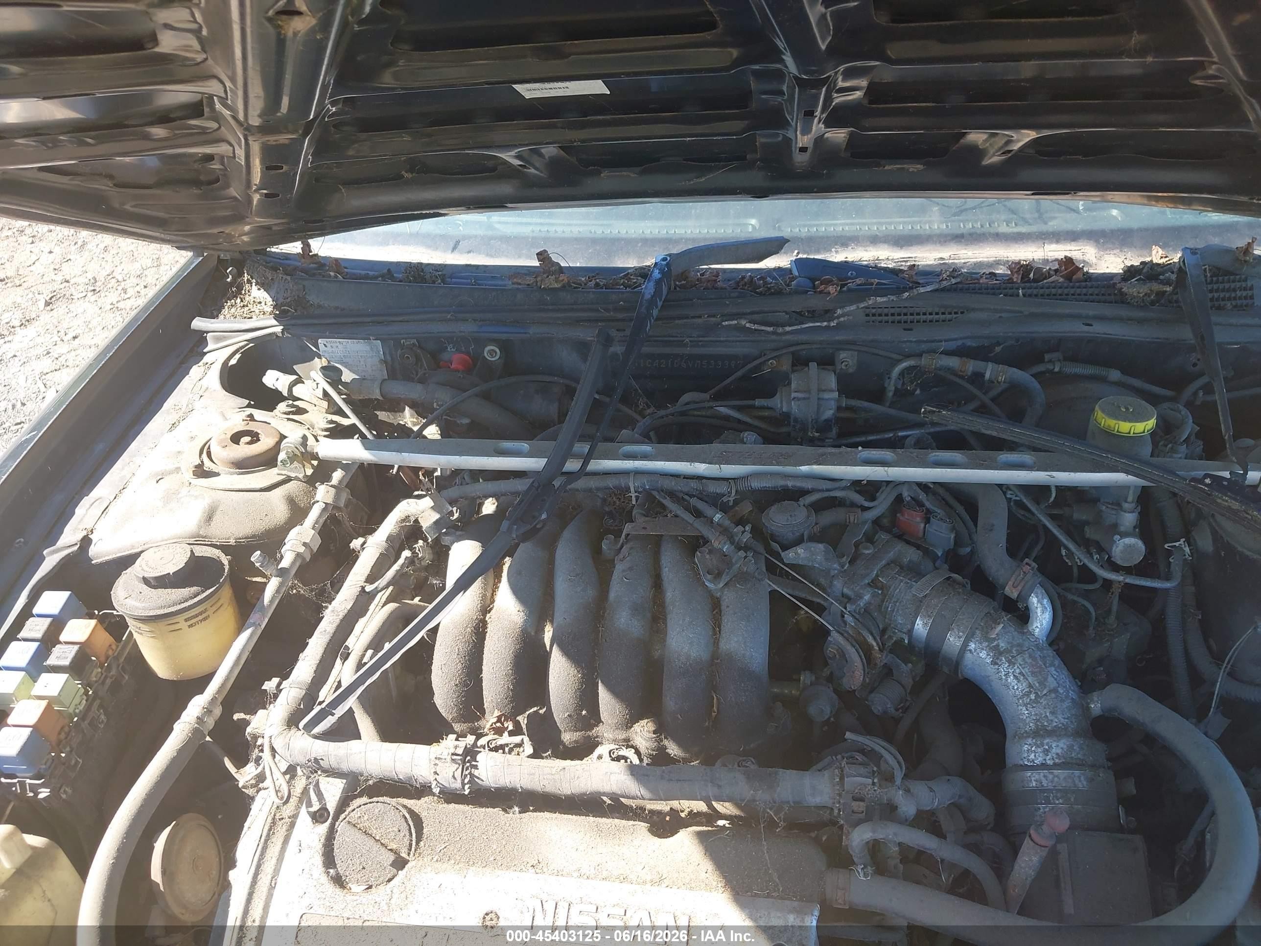 1997 Nissan Maxima Gle/gxe/se Black vin: JN1CA21D6VM533397