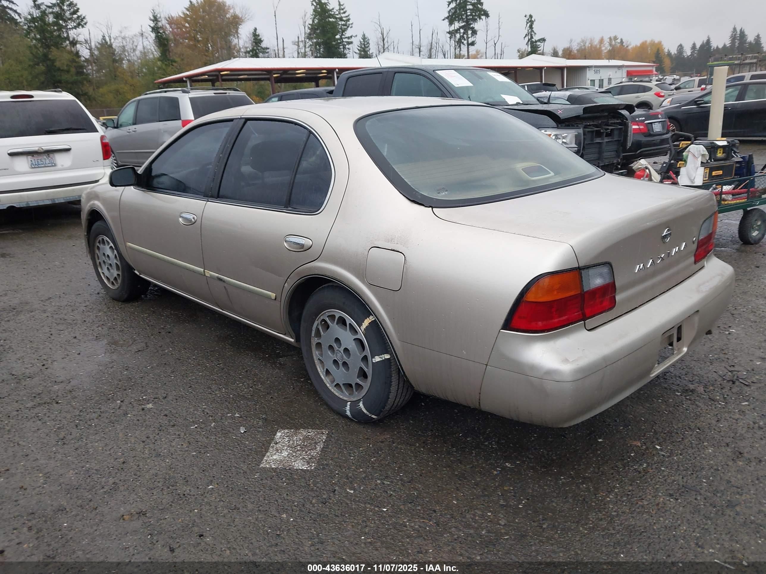 1995 Nissan Maxima Gle/gxe/se Желто-коричневый vin: JN1CA21D7ST082952