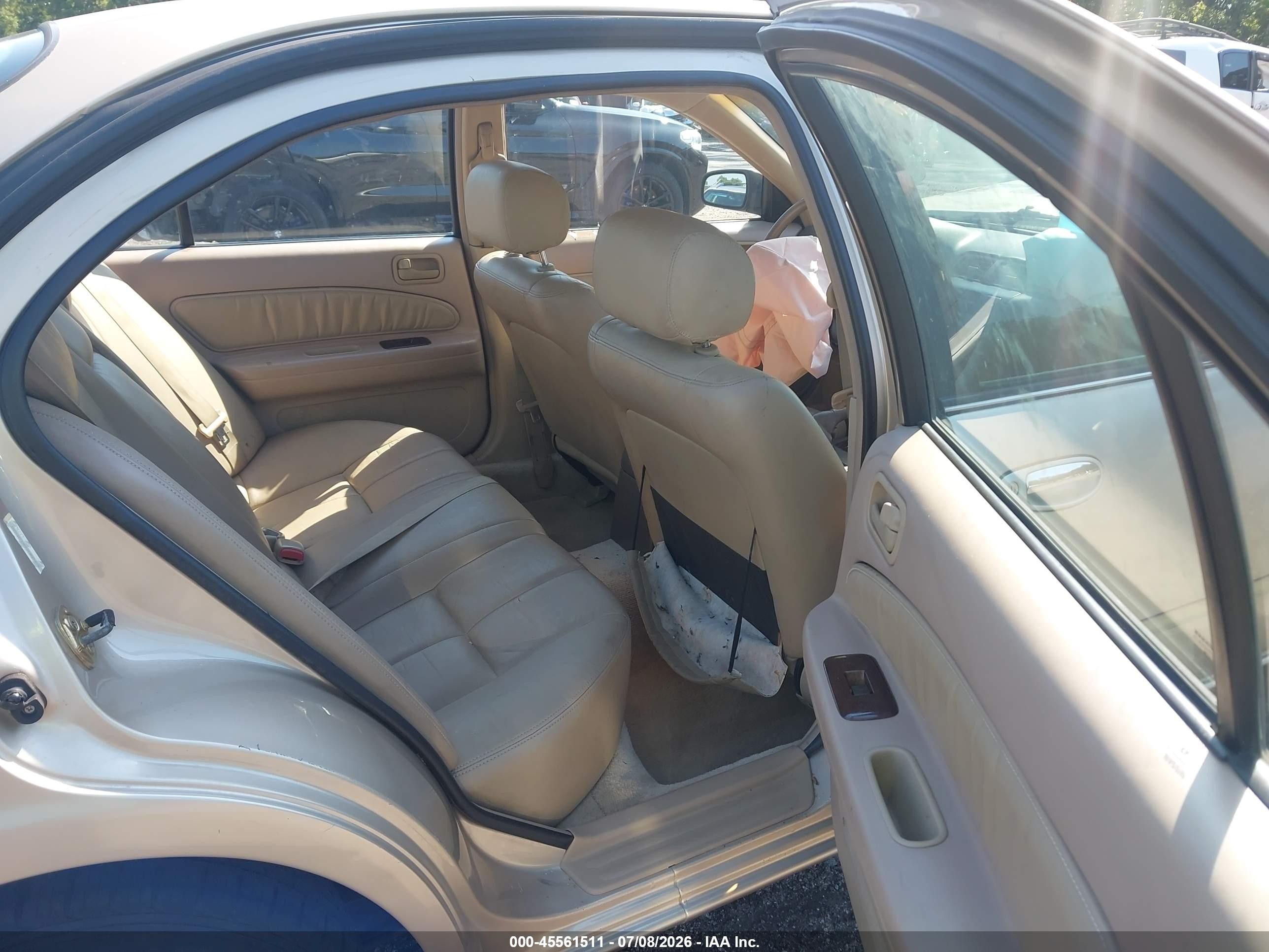1997 Nissan Maxima Gle/gxe/se Gold vin: JN1CA21D7VT857478