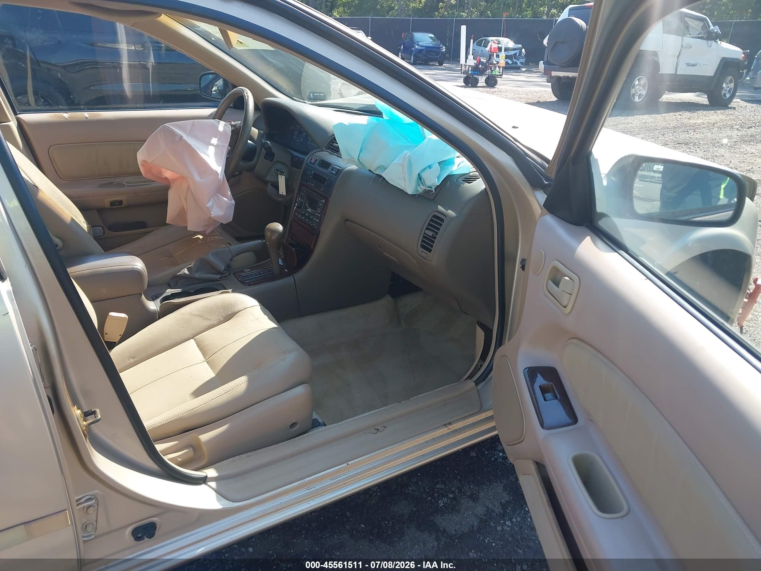 1997 Nissan Maxima Gle/gxe/se Gold vin: JN1CA21D7VT857478
