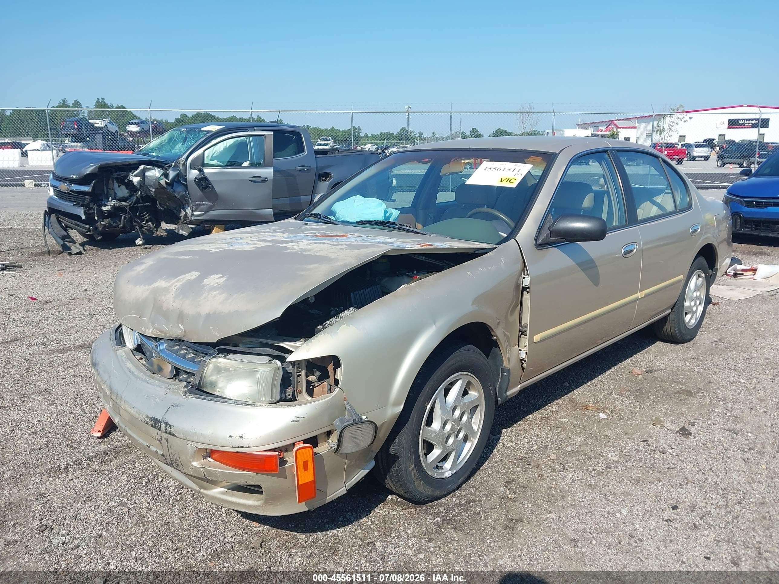 1997 Nissan Maxima Gle/gxe/se Gold vin: JN1CA21D7VT857478