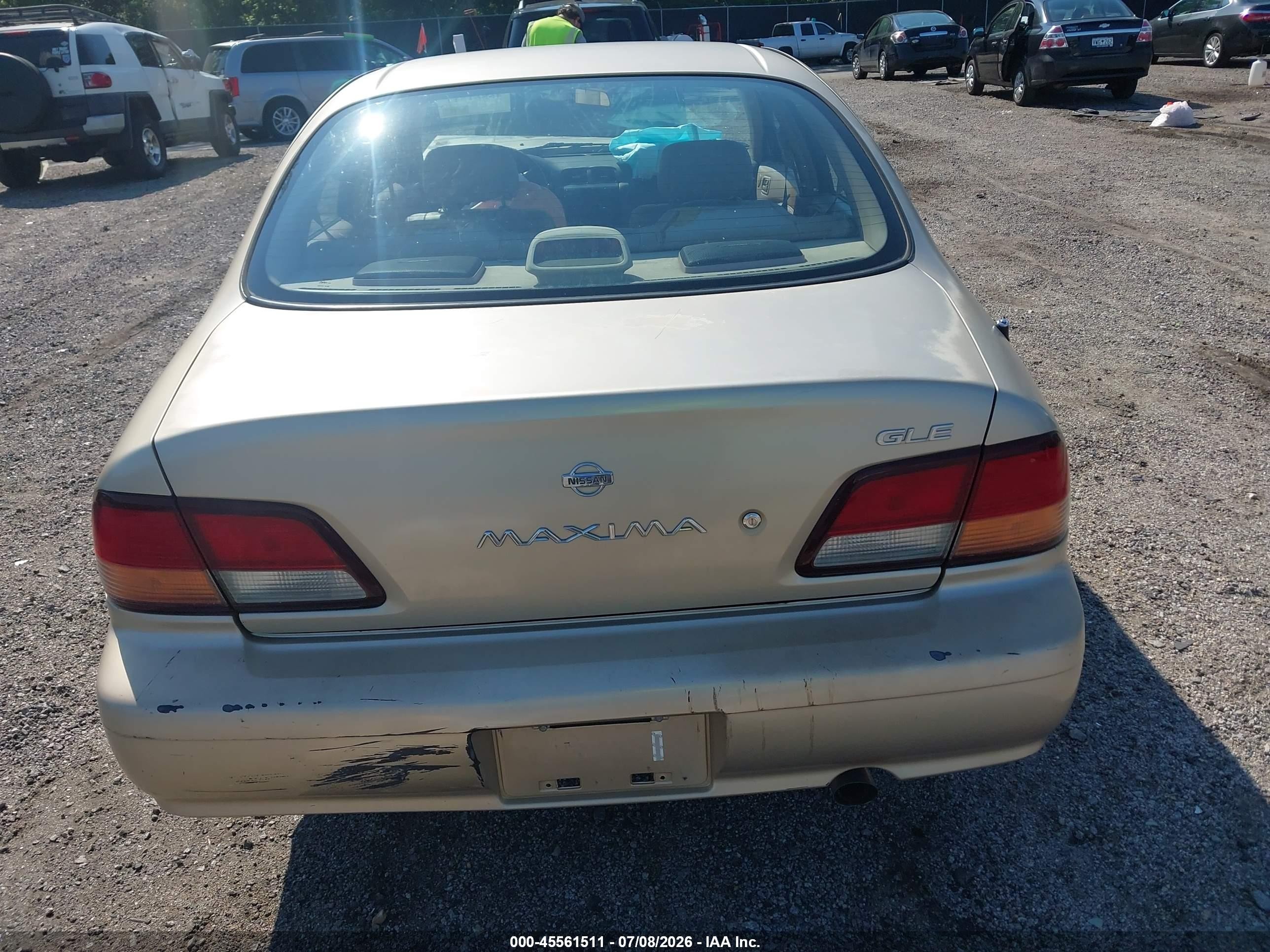 1997 Nissan Maxima Gle/gxe/se Gold vin: JN1CA21D7VT857478