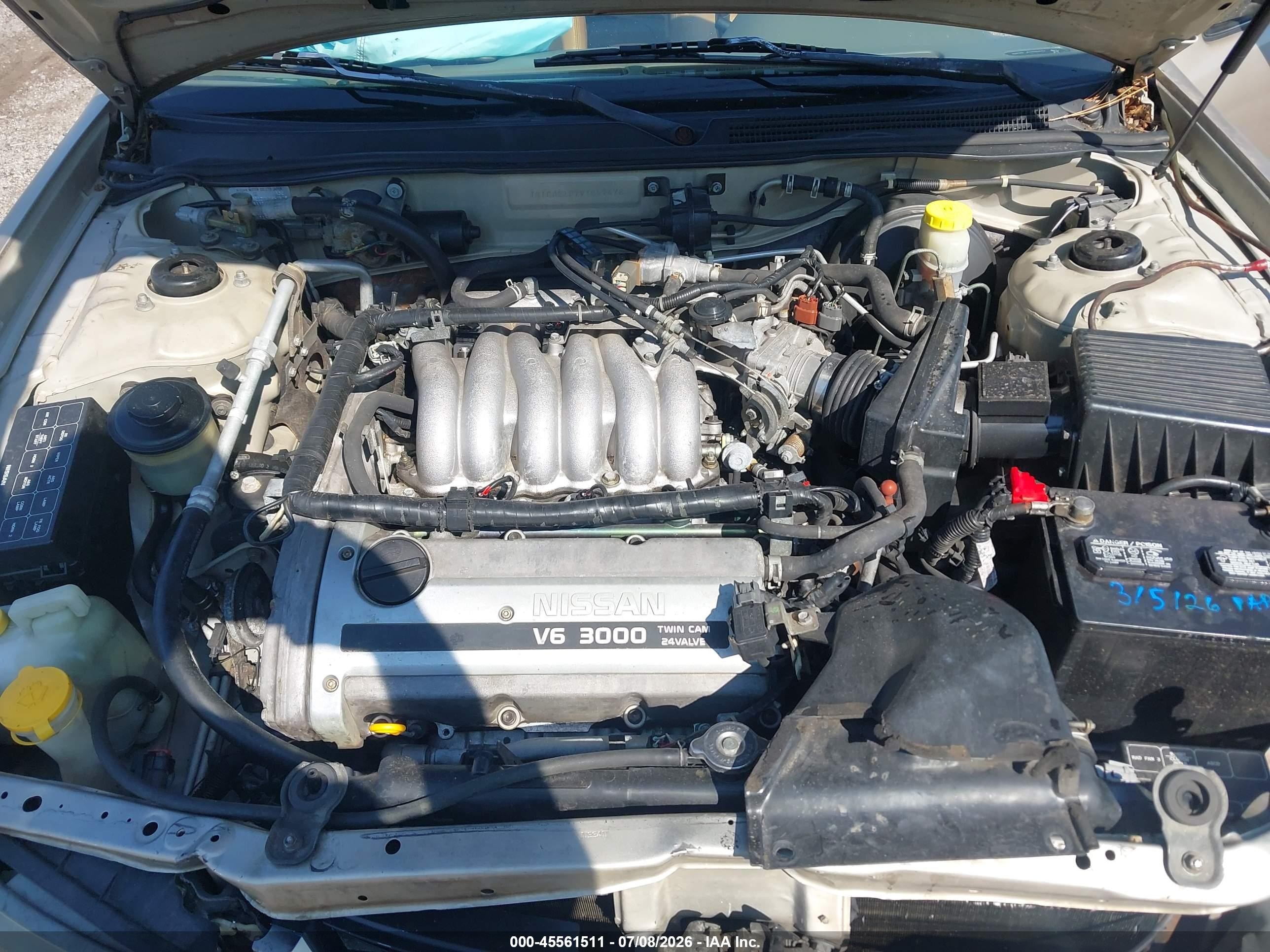 1997 Nissan Maxima Gle/gxe/se Gold vin: JN1CA21D7VT857478