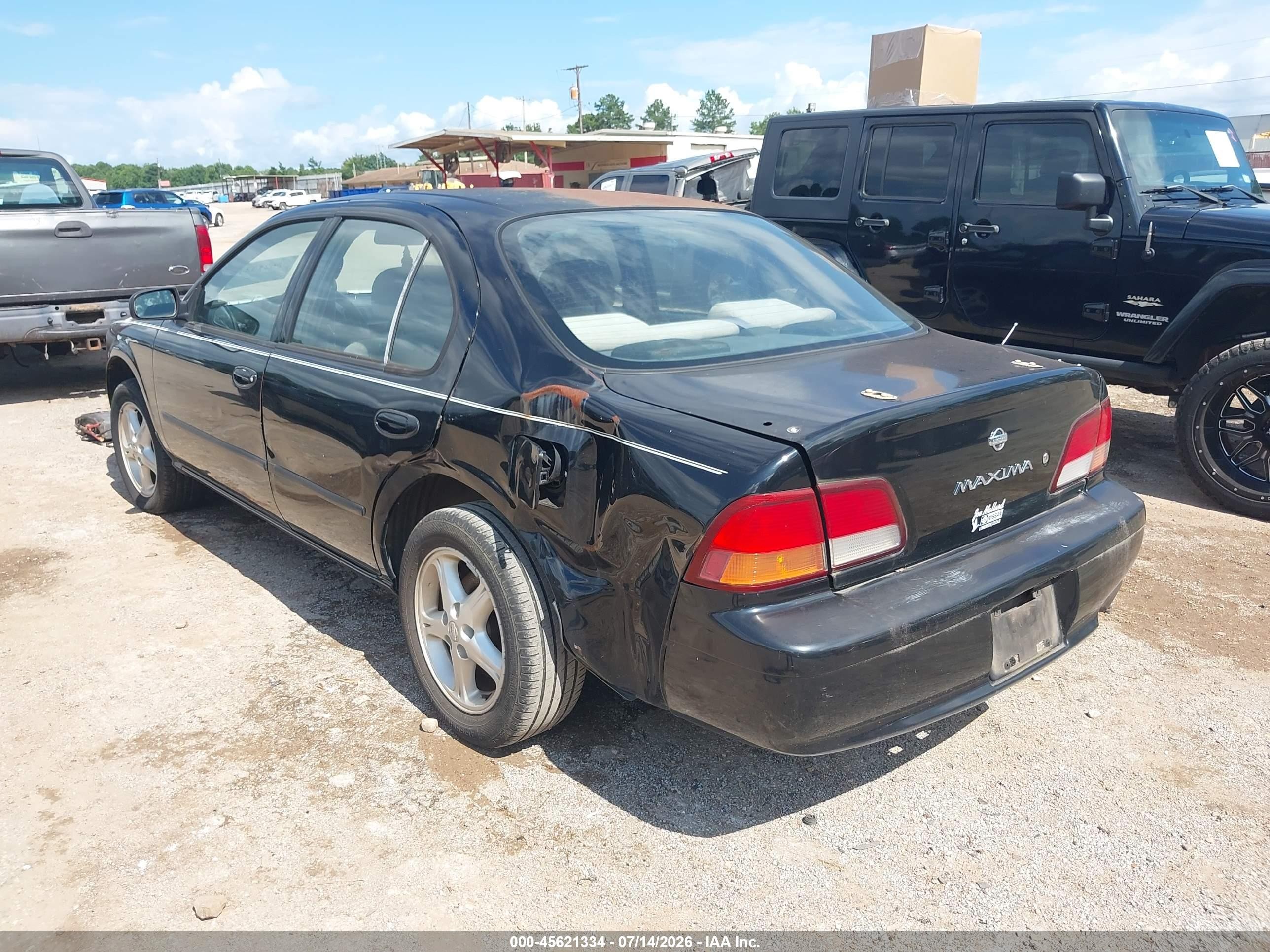 1999 Nissan Maxima Gle/gxe/se/se-l Black vin: JN1CA21D8XT803528
