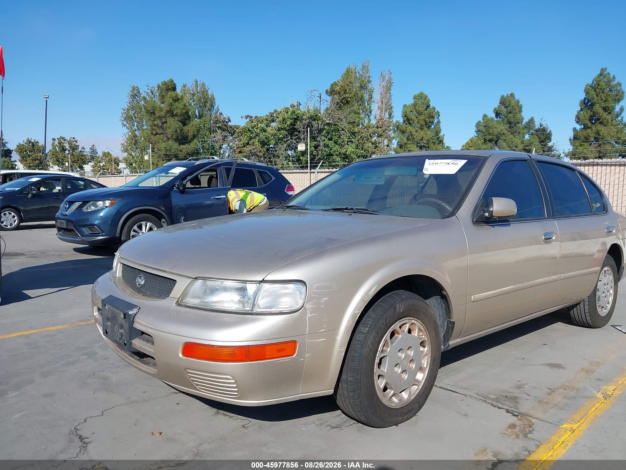 1996 Nissan Maxima Gle/gxe/se Желто-коричневый vin: JN1CA21D9TT180673