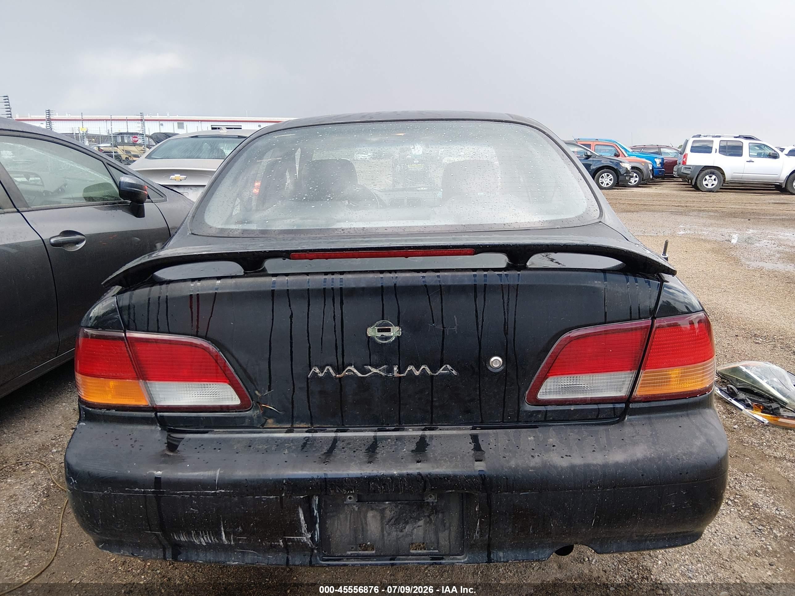 1999 Nissan Maxima Gle/gxe/se/se-l Black vin: JN1CA21D9XT810357