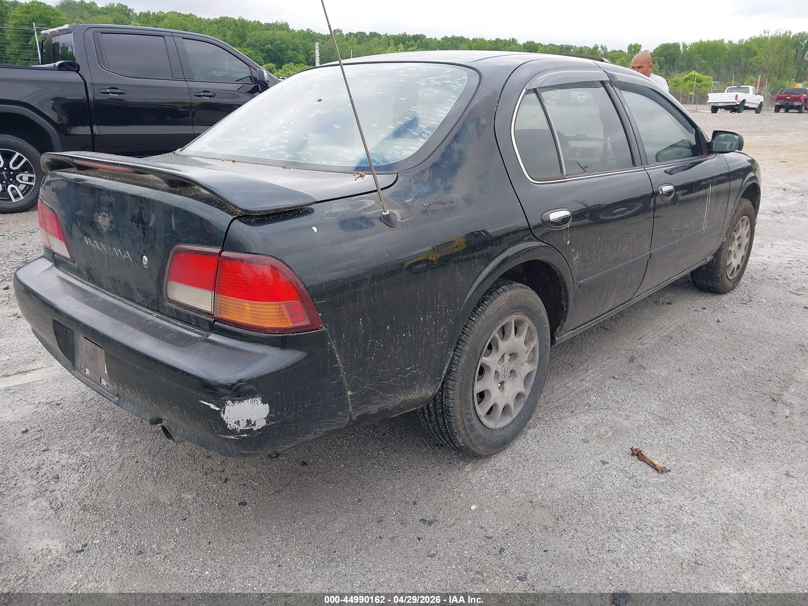 1998 Nissan Maxima Gle/gxe/se Black vin: JN1CA21DXWT607654