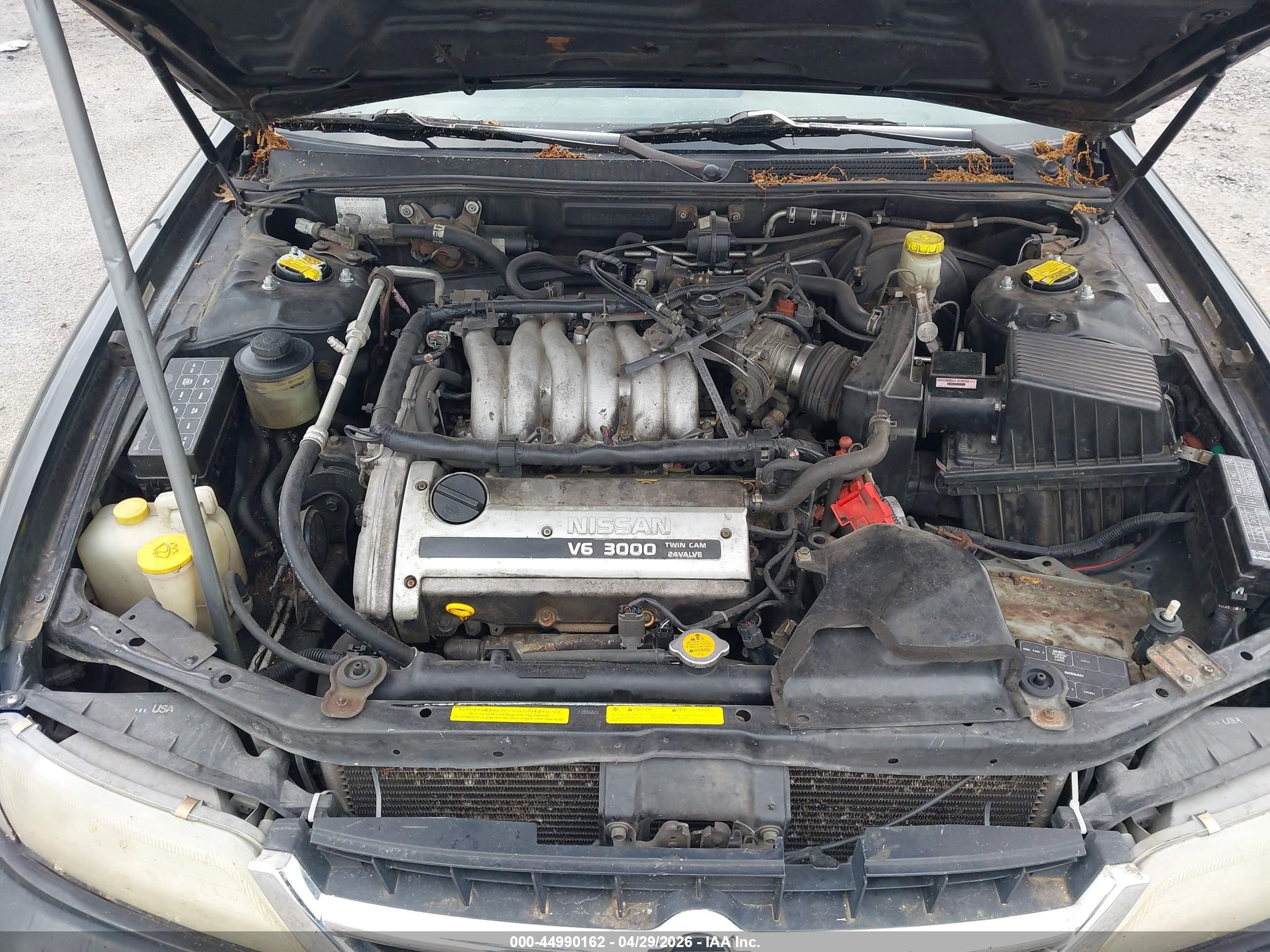 1998 Nissan Maxima Gle/gxe/se Black vin: JN1CA21DXWT607654