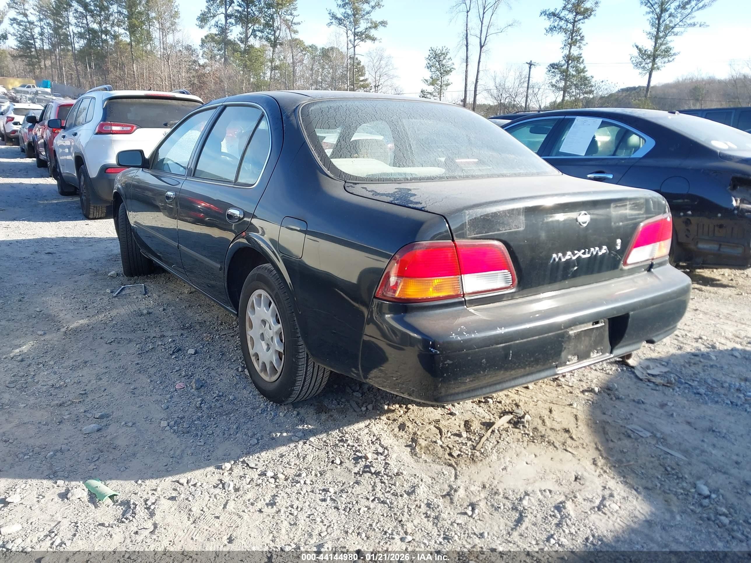 1999 Nissan Maxima Gle/gxe/se/se-l Черный vin: JN1CA21DXXM407112