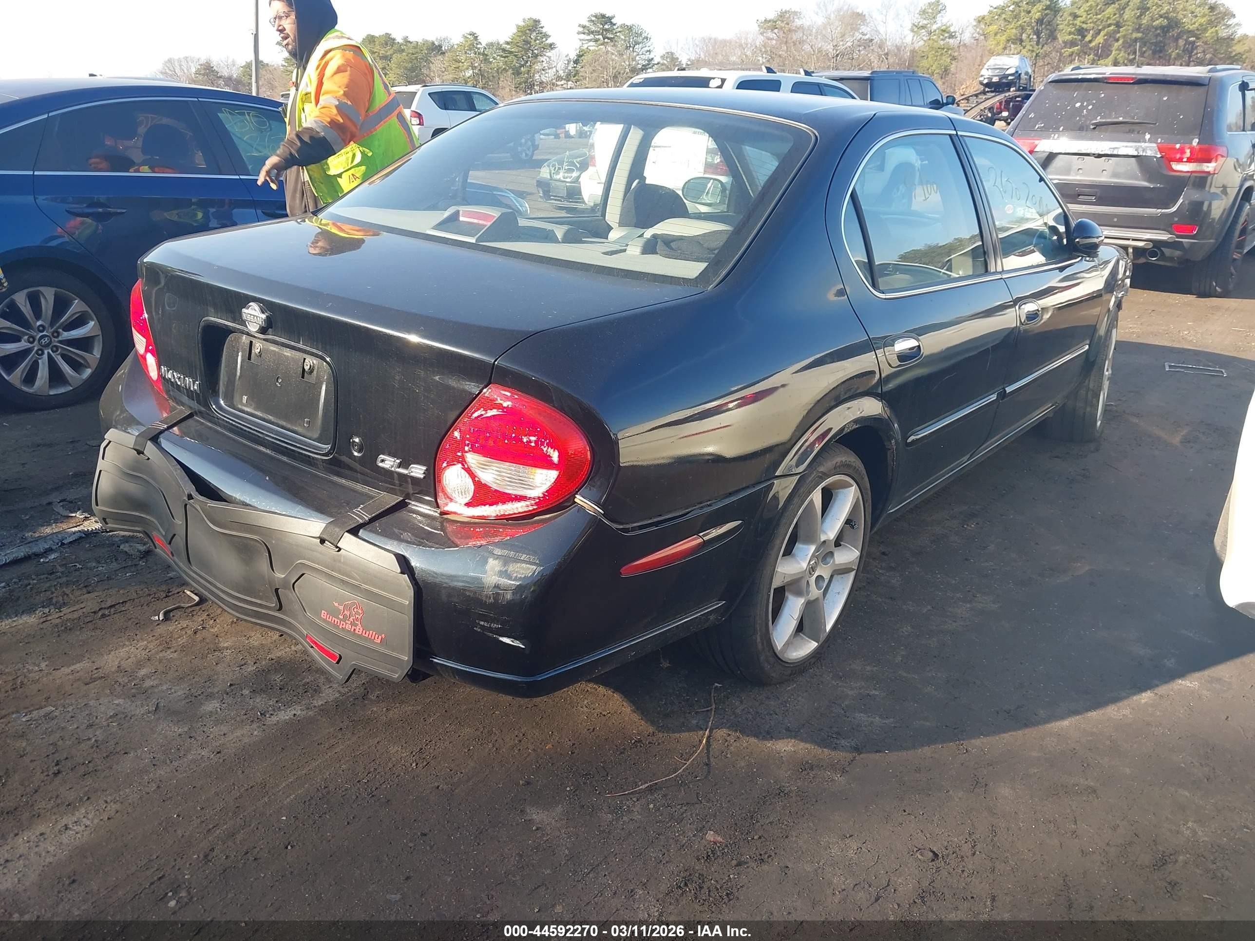 2000 Nissan Maxima Gle/gxe/se Black vin: JN1CA31A2YT204282