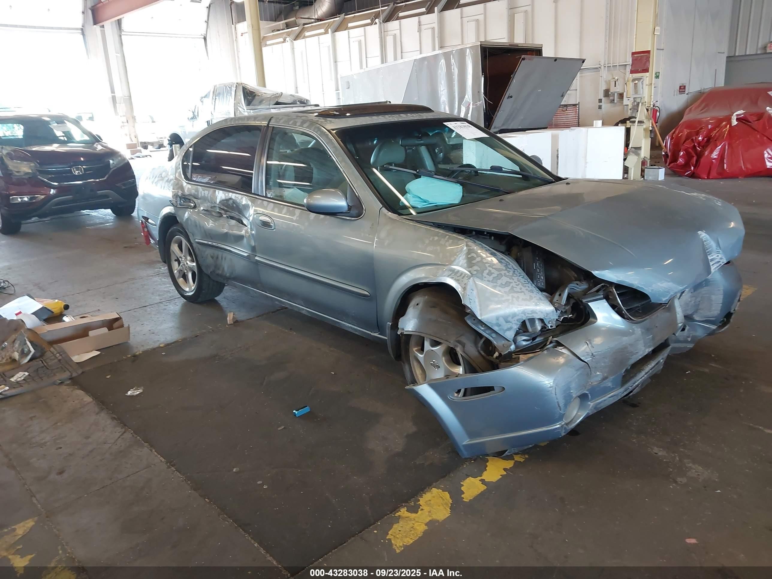 2000 Nissan Maxima Gle/gxe/se Light Blue vin: JN1CA31A4YT030246